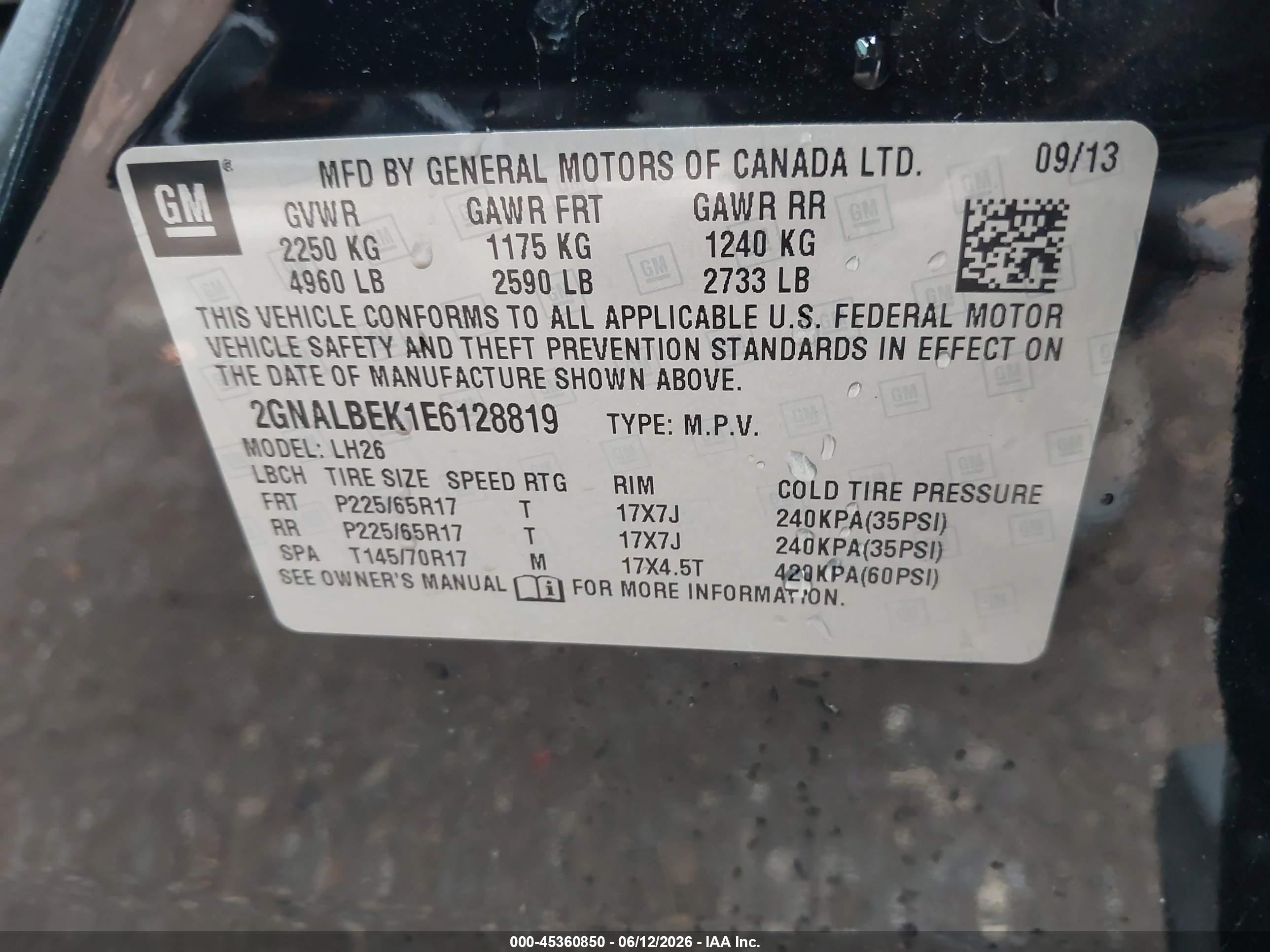 CHEVROLET EQUINOX image 9