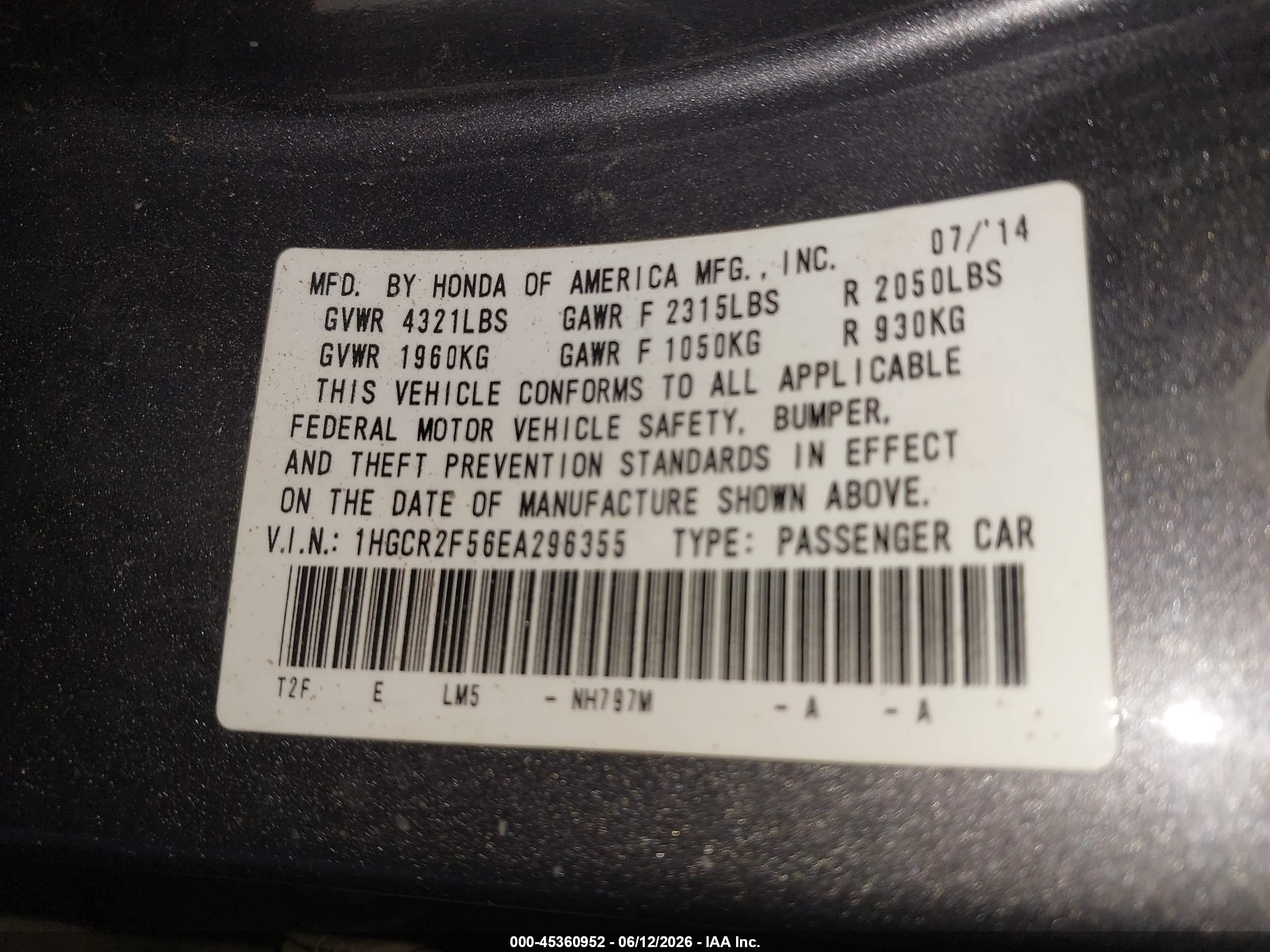 HONDA ACCORD image 9