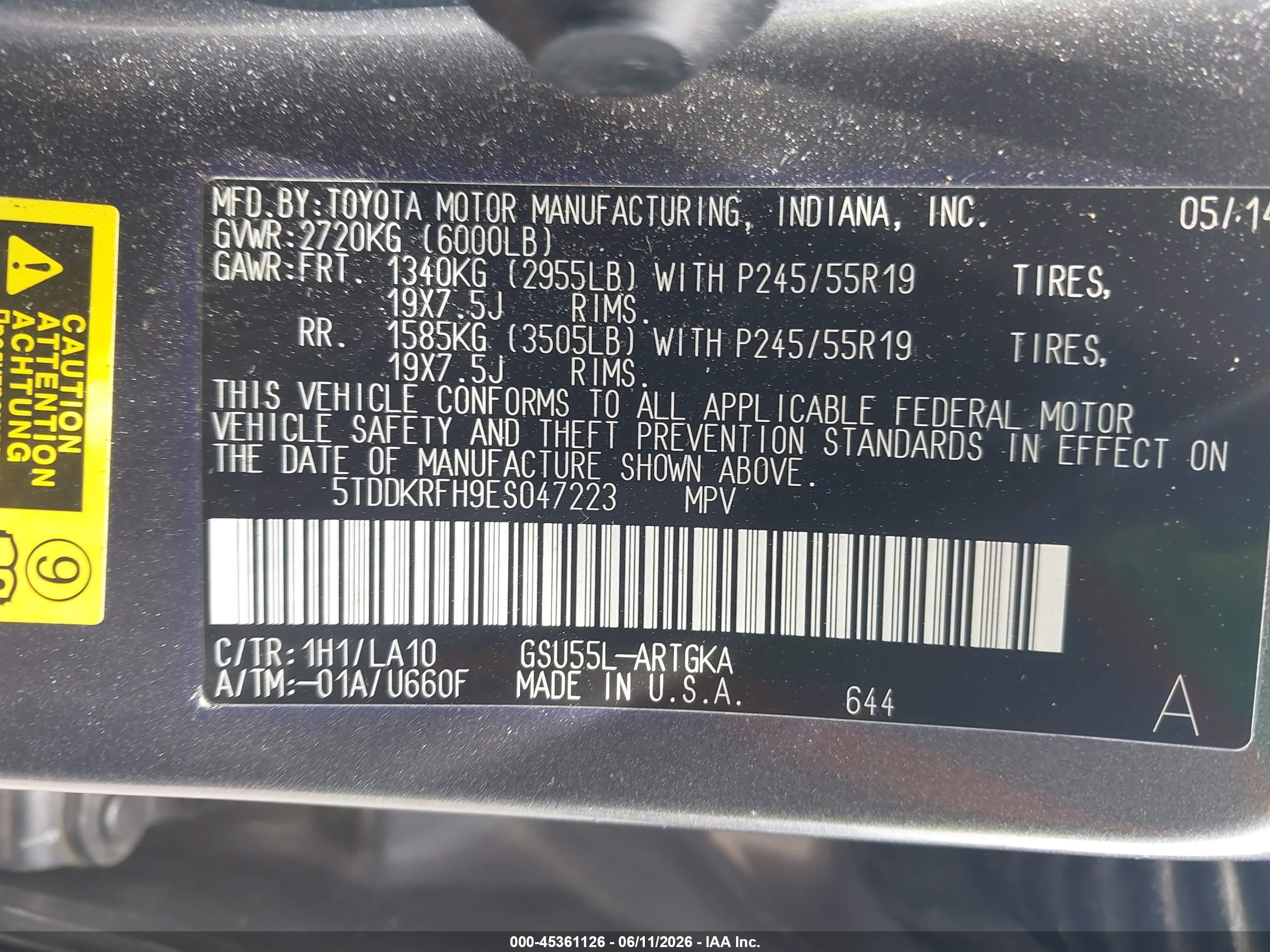 TOYOTA HIGHLANDER image 9