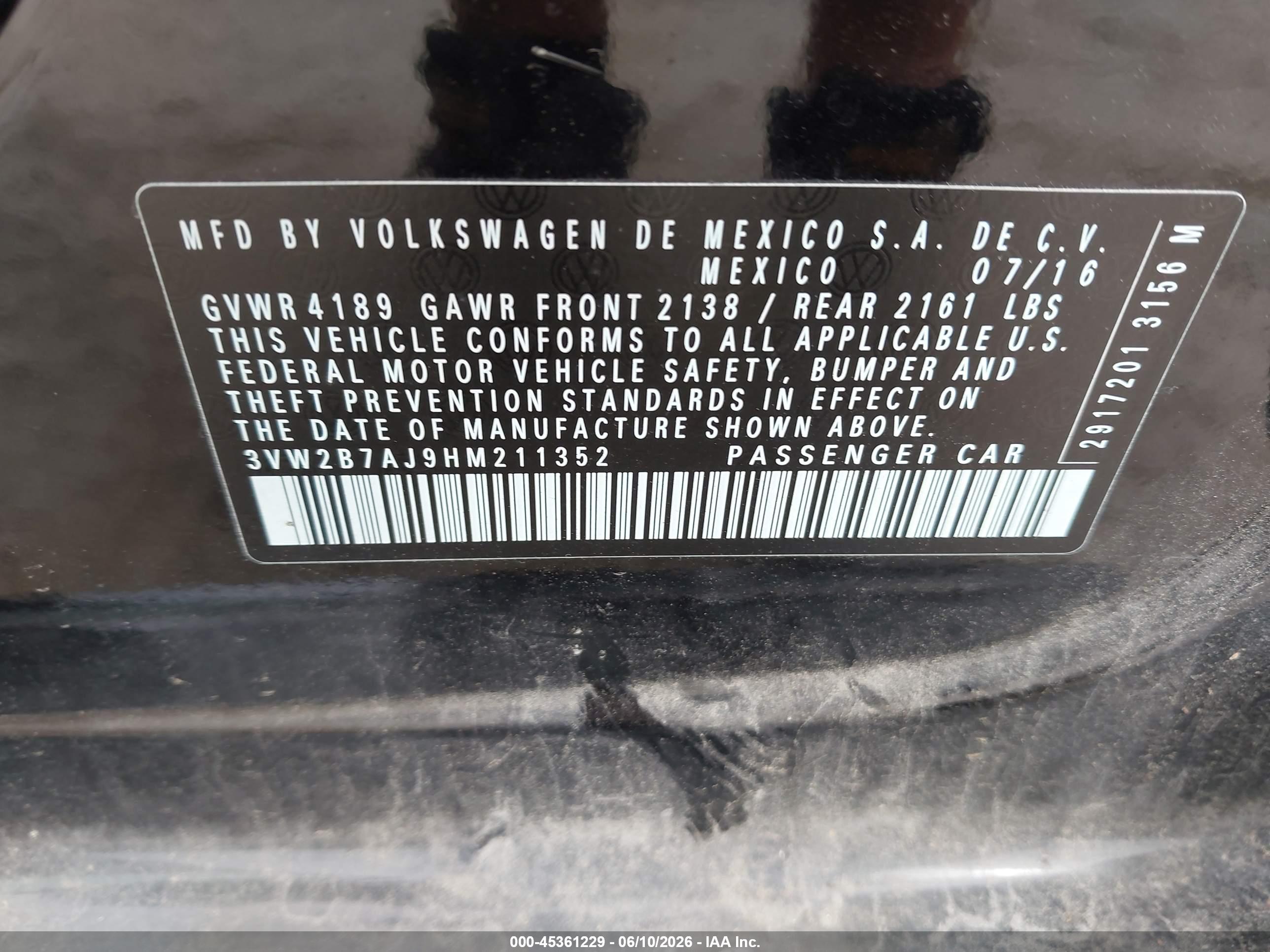 VOLKSWAGEN JETTA image 9