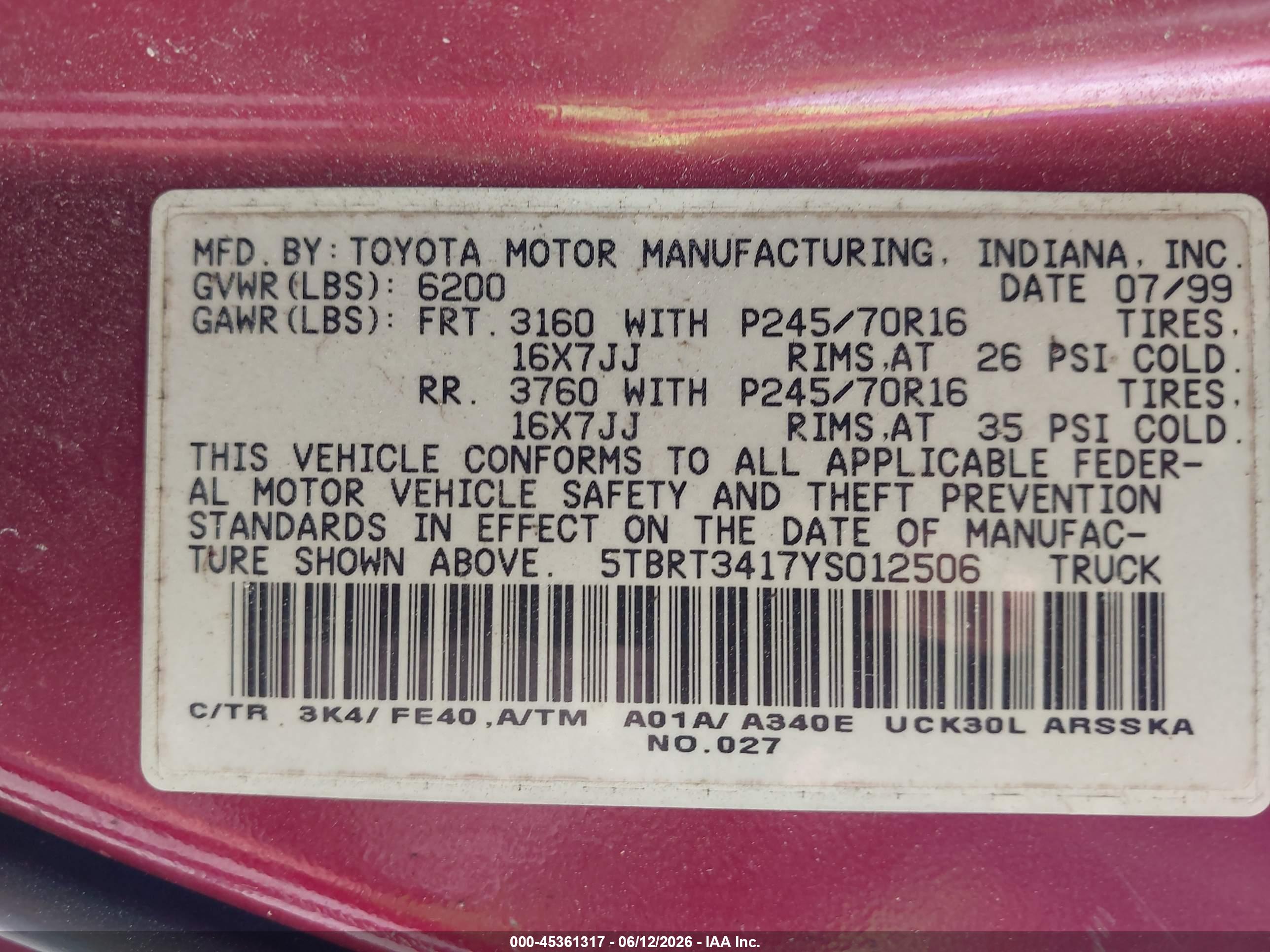 TOYOTA TUNDRA image 9