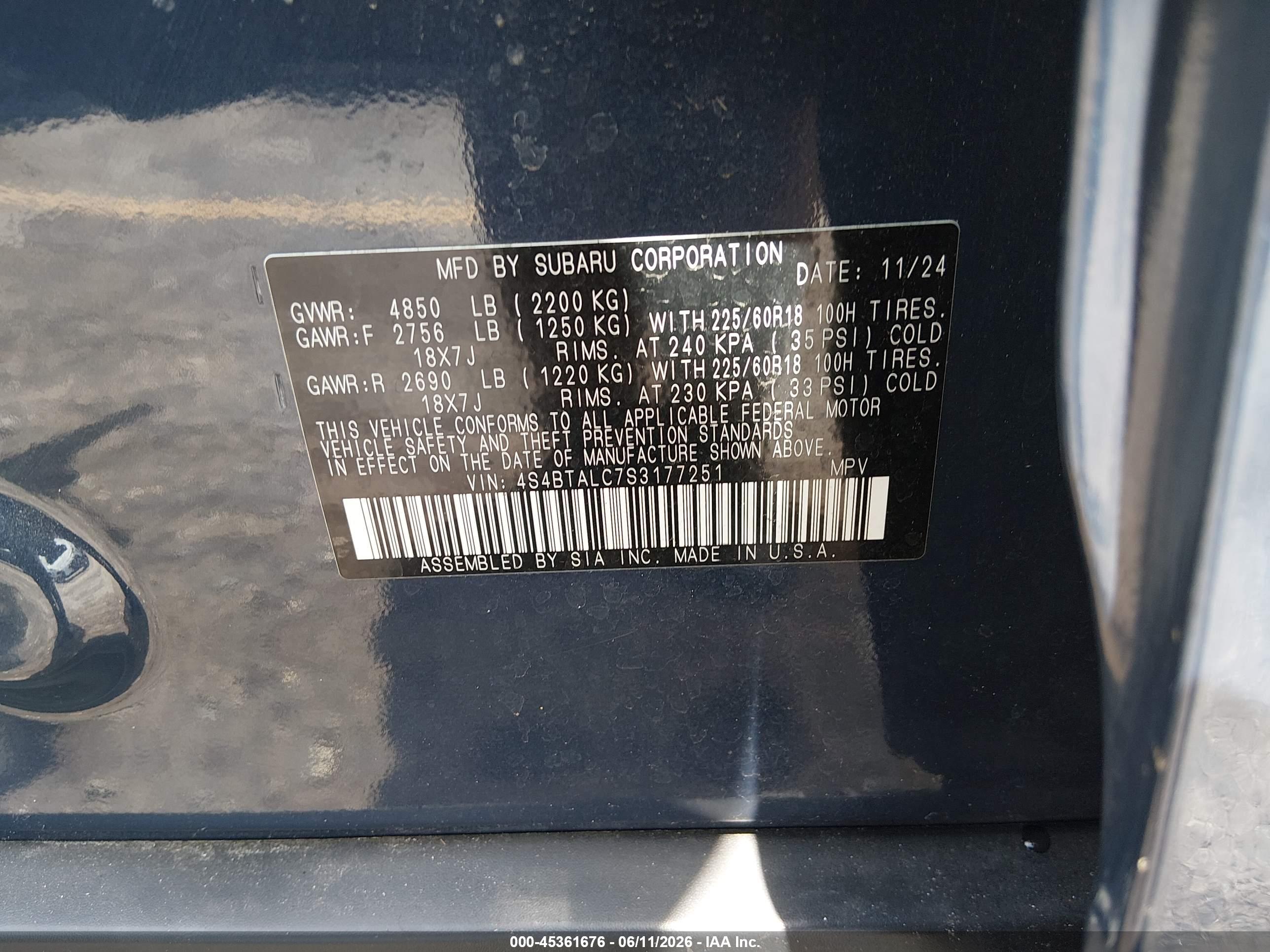 SUBARU OUTBACK image 9