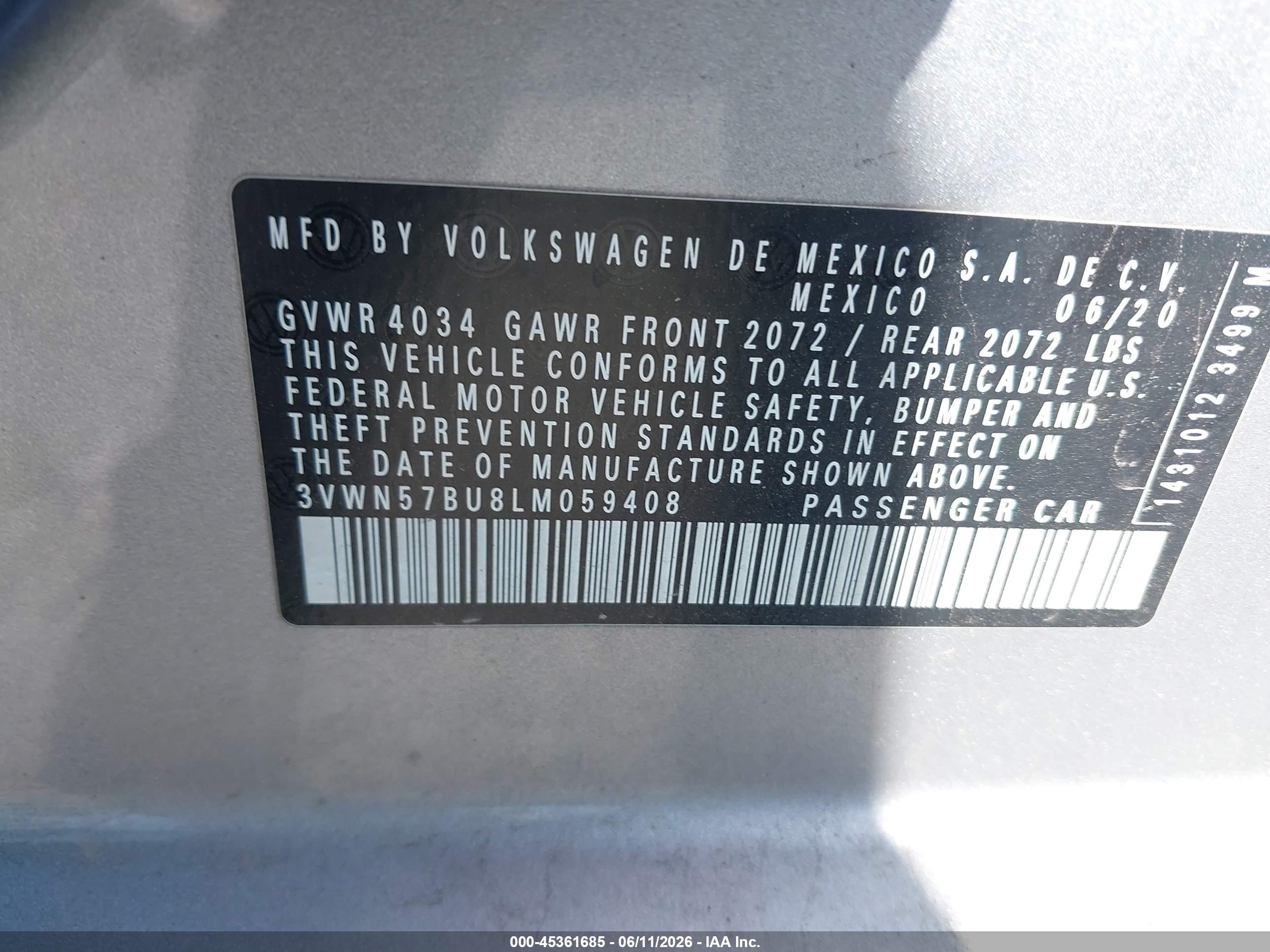 VOLKSWAGEN JETTA image 9