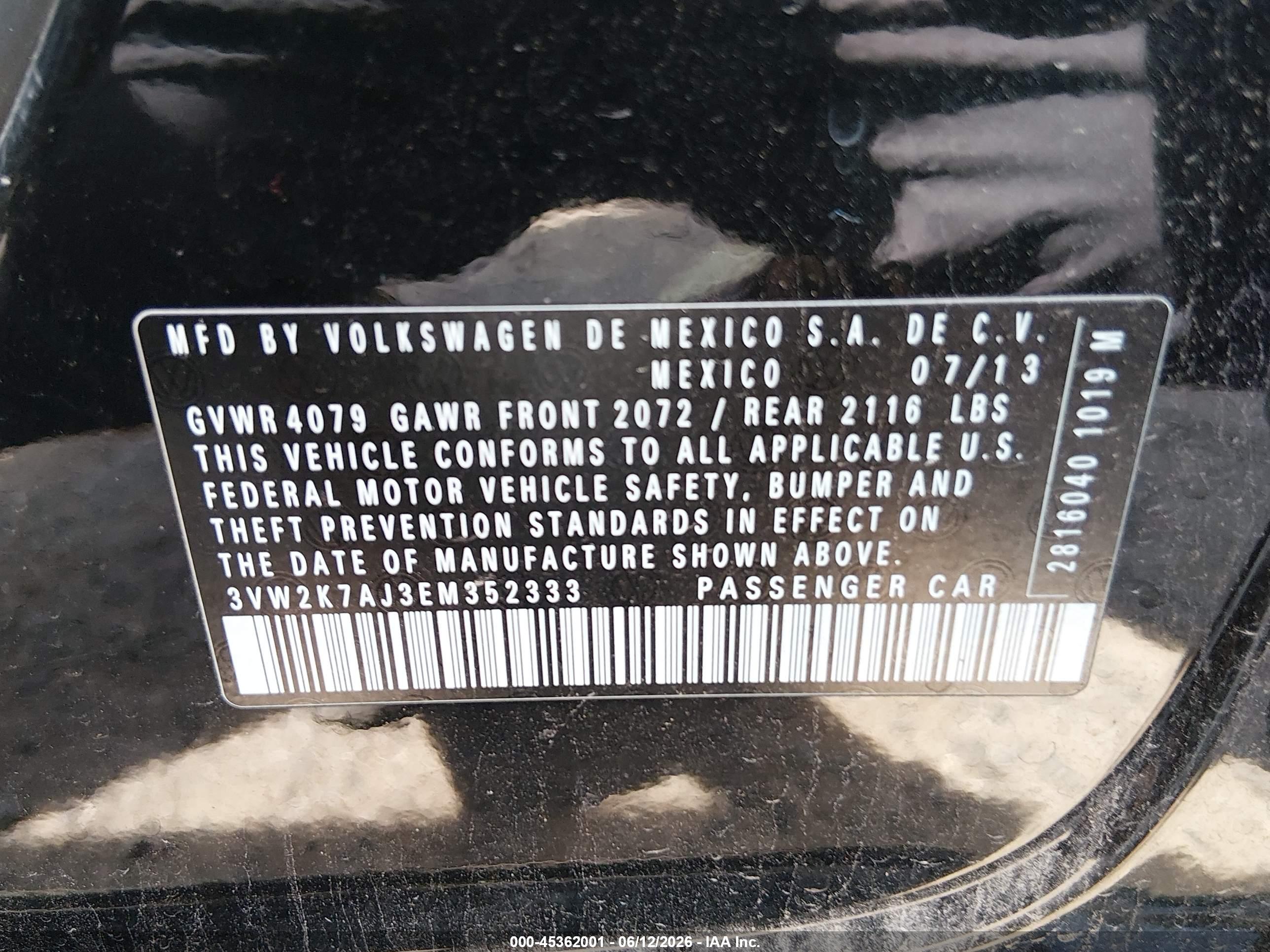 VOLKSWAGEN JETTA image 9