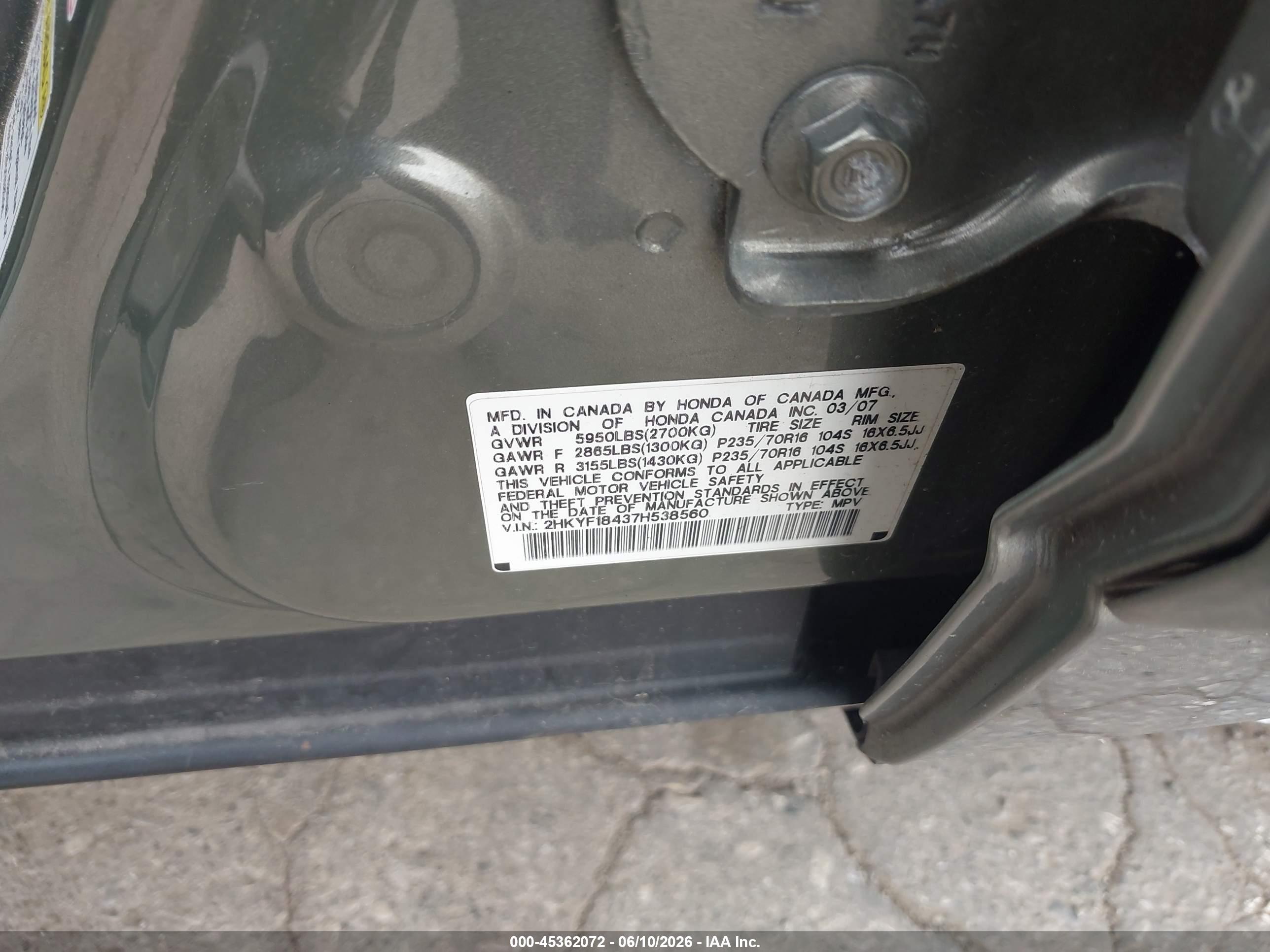 HONDA PILOT image 9