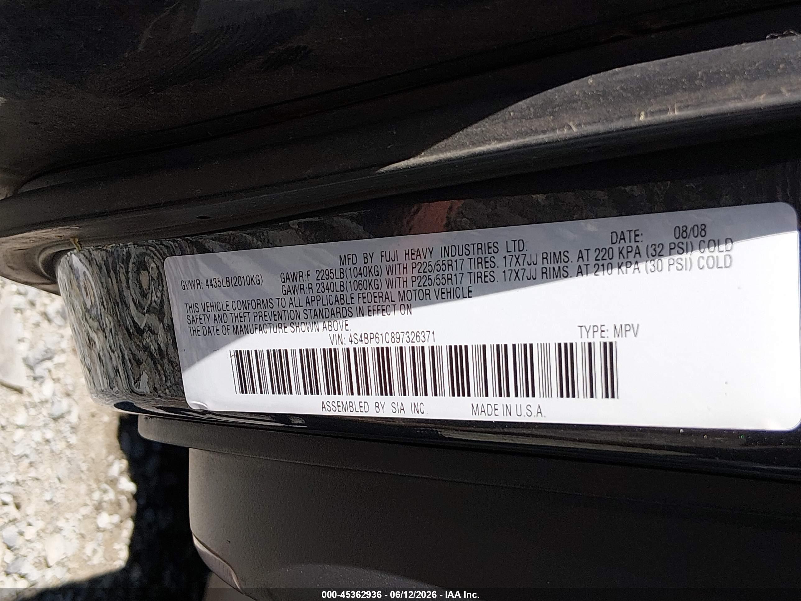 SUBARU OUTBACK image 9