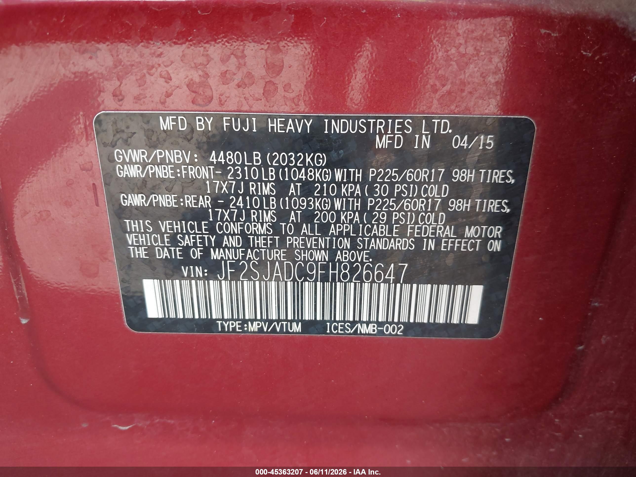 SUBARU FORESTER image 9