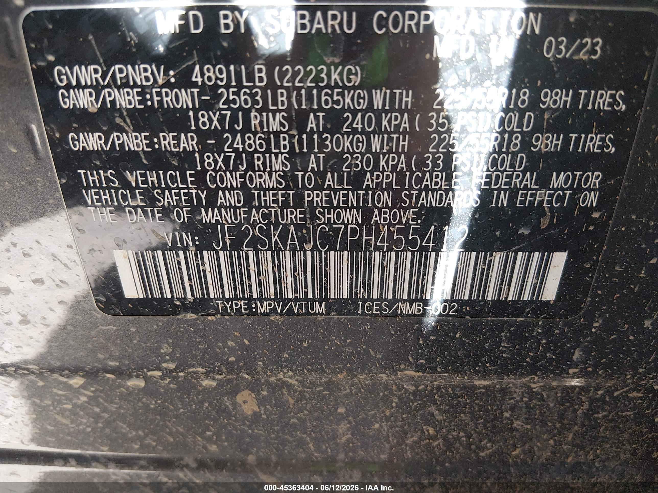 SUBARU FORESTER image 9