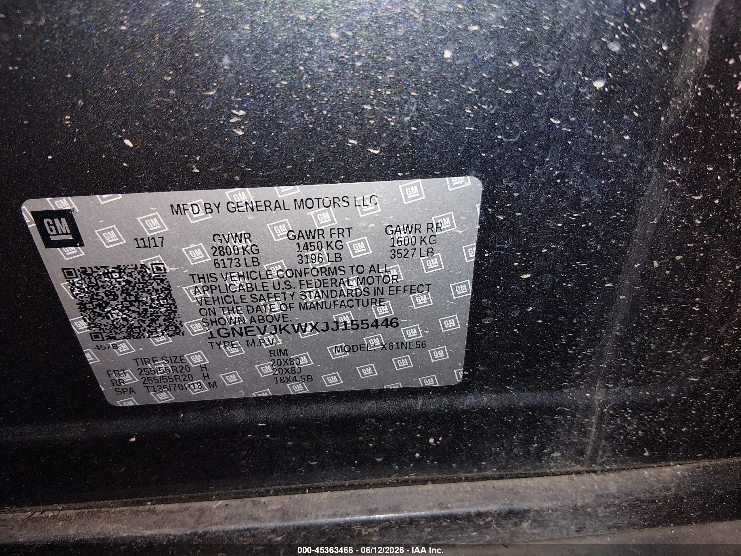 CHEVROLET TRAVERSE image 9