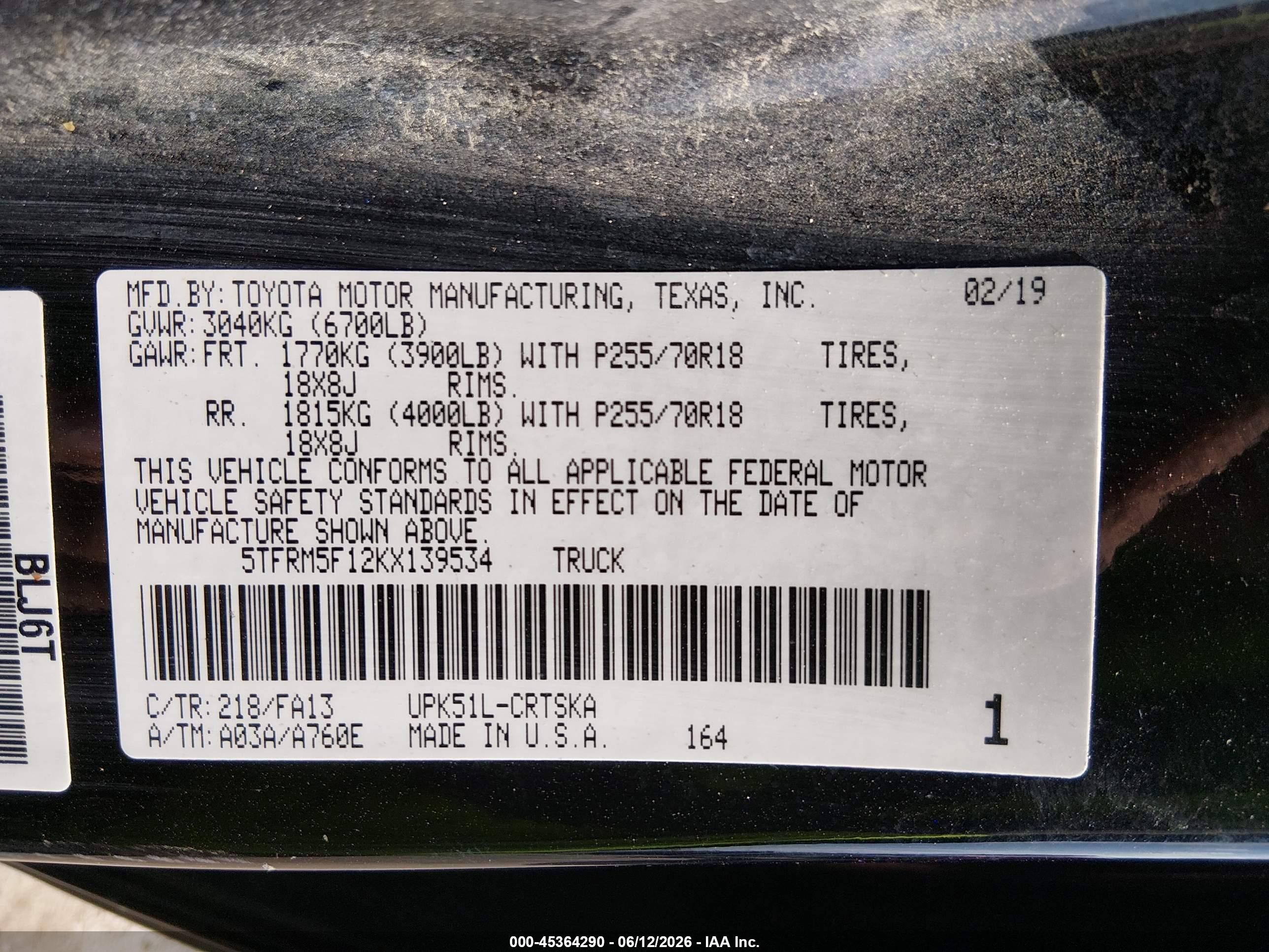 TOYOTA TUNDRA image 9