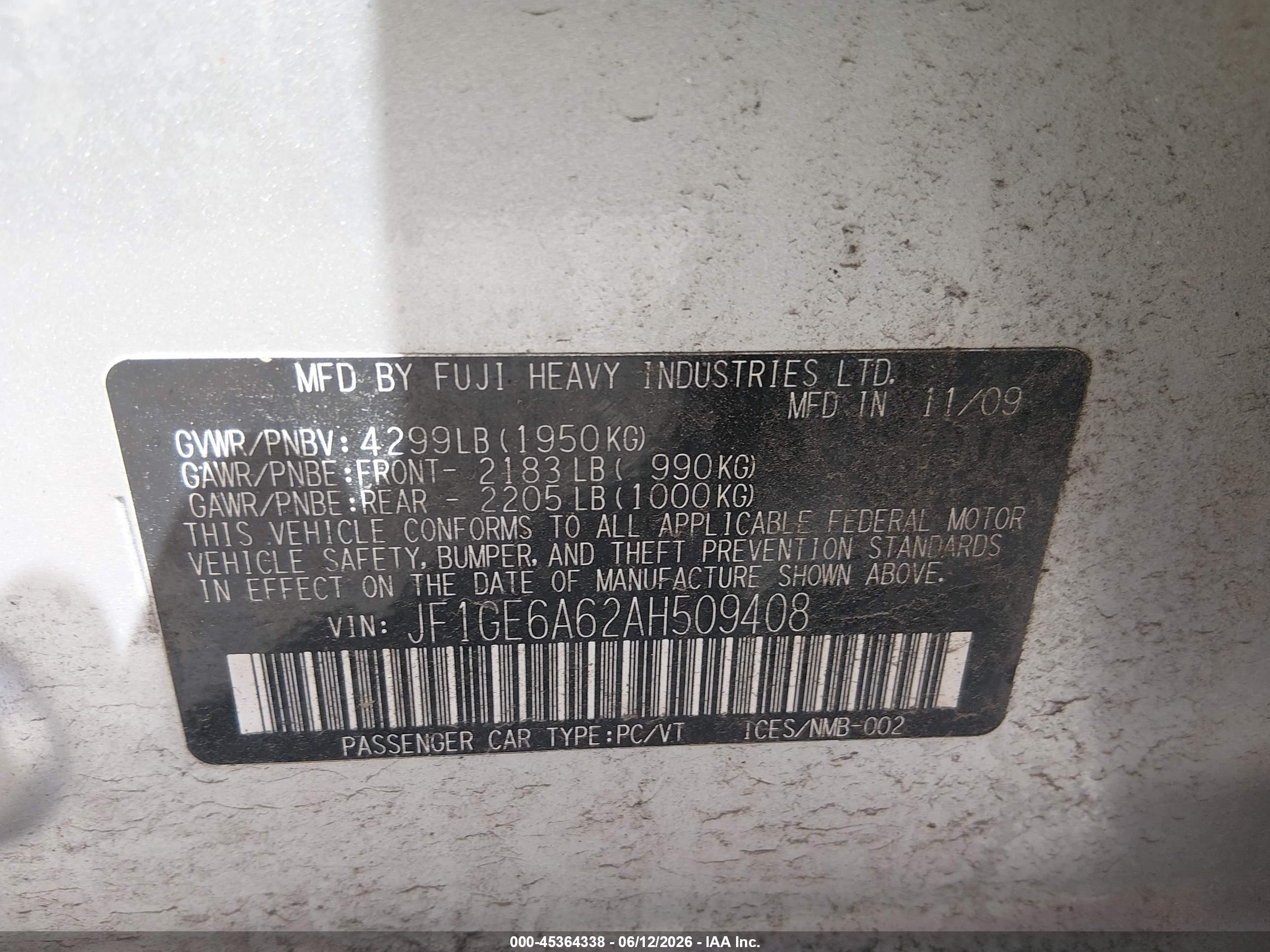 SUBARU IMPREZA image 9