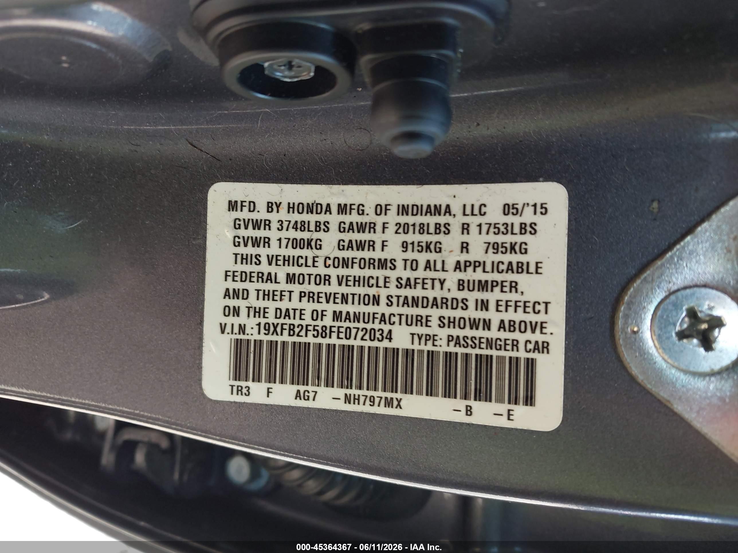 HONDA CIVIC image 9