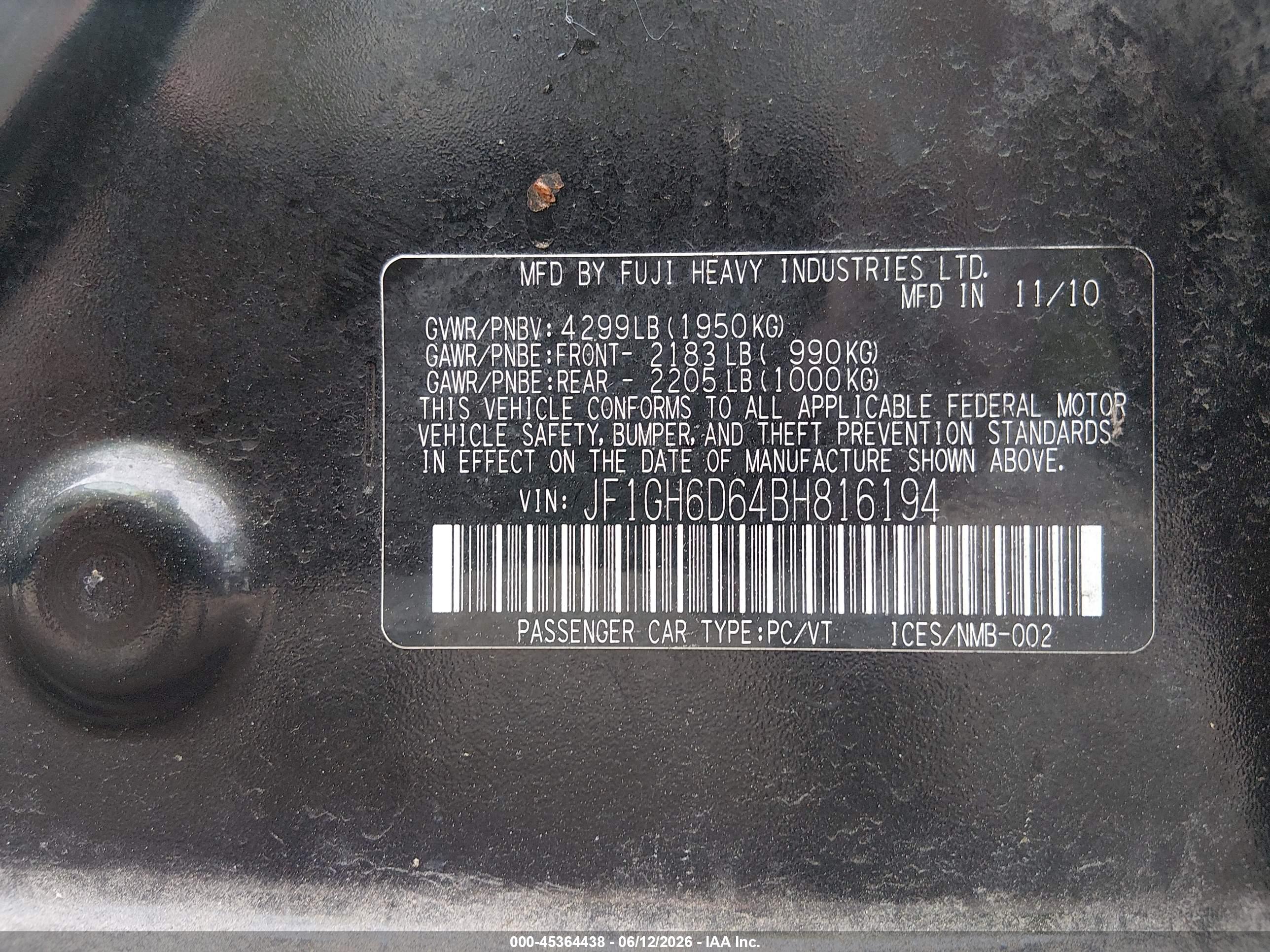 SUBARU IMPREZA image 9