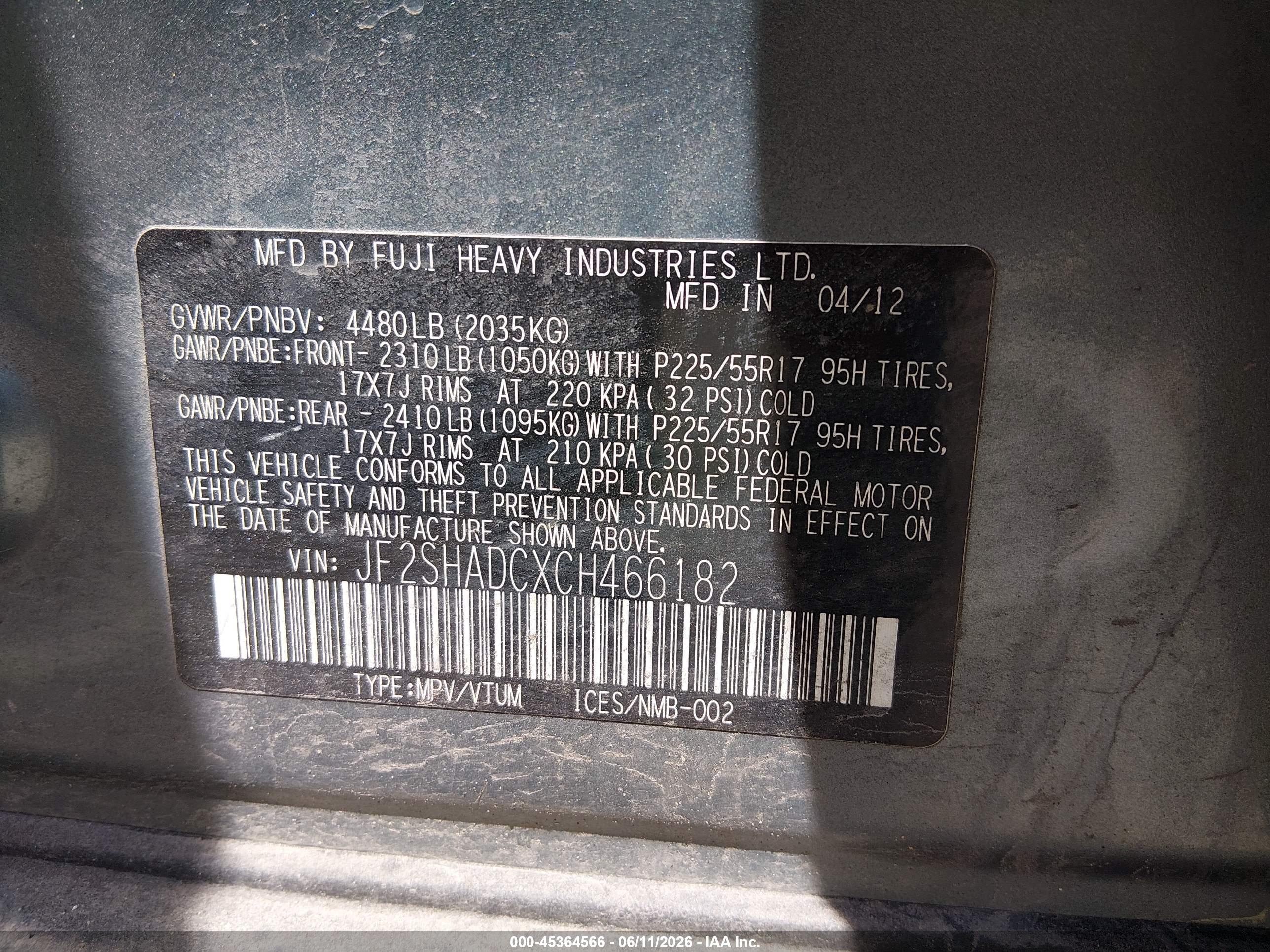 SUBARU FORESTER image 9