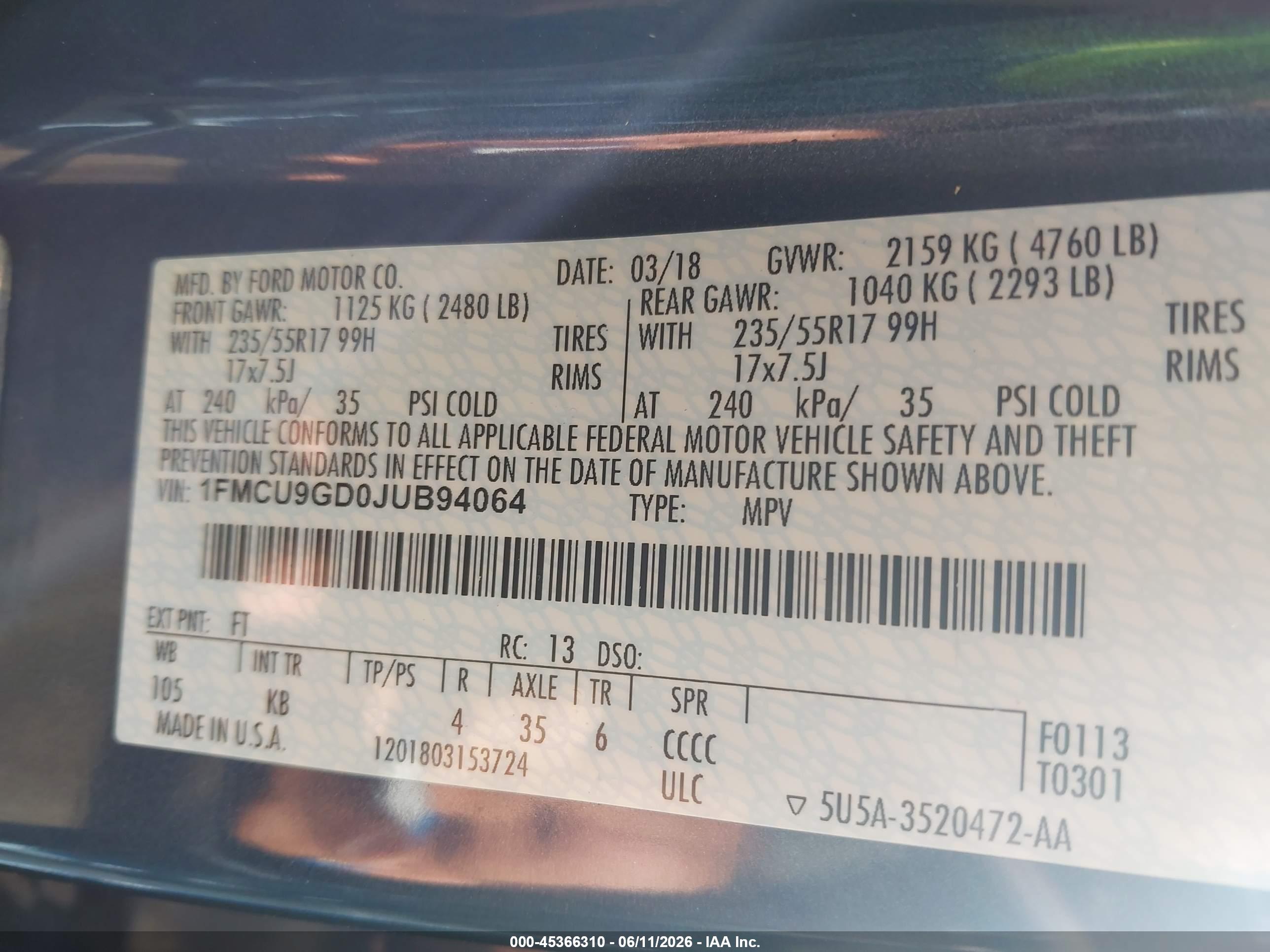 FORD ESCAPE image 9