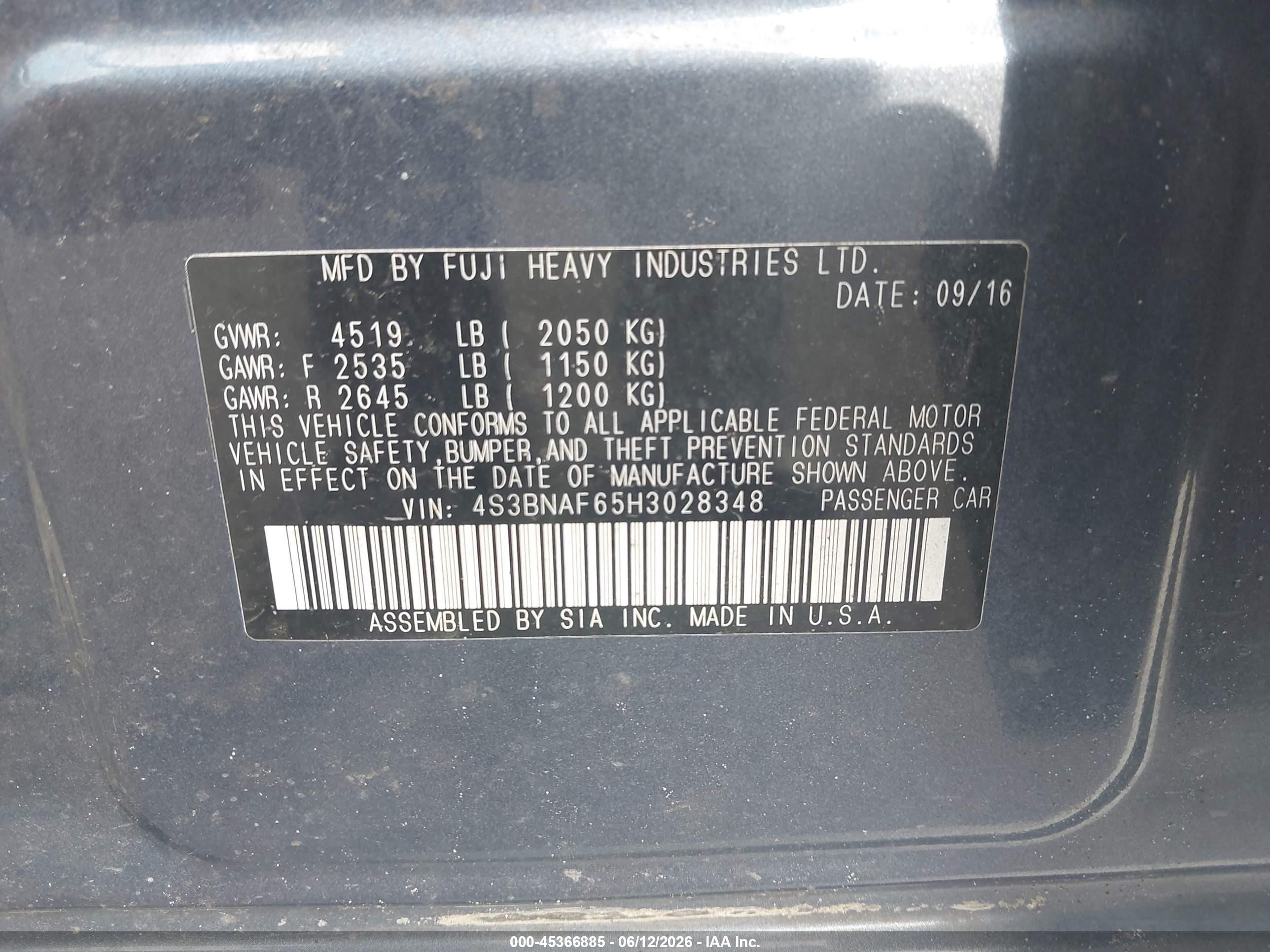 SUBARU LEGACY image 9