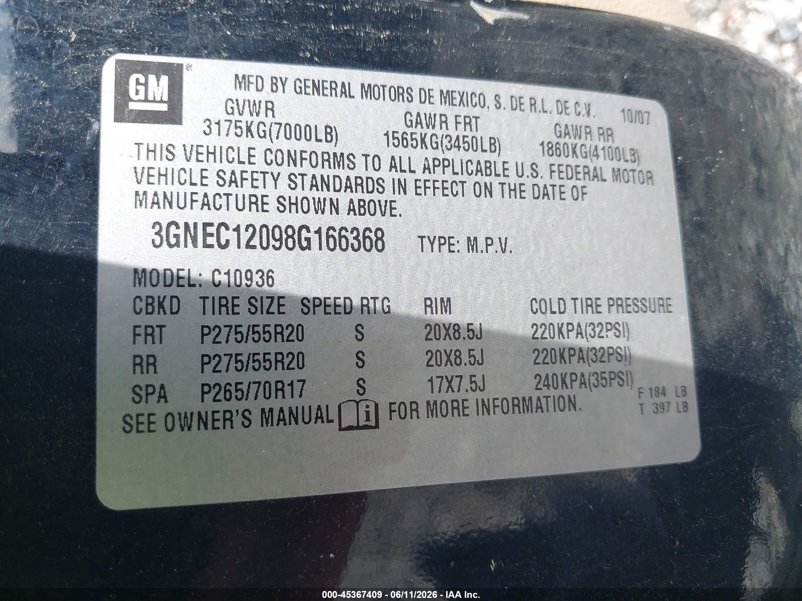 CHEVROLET AVALANCHE image 9