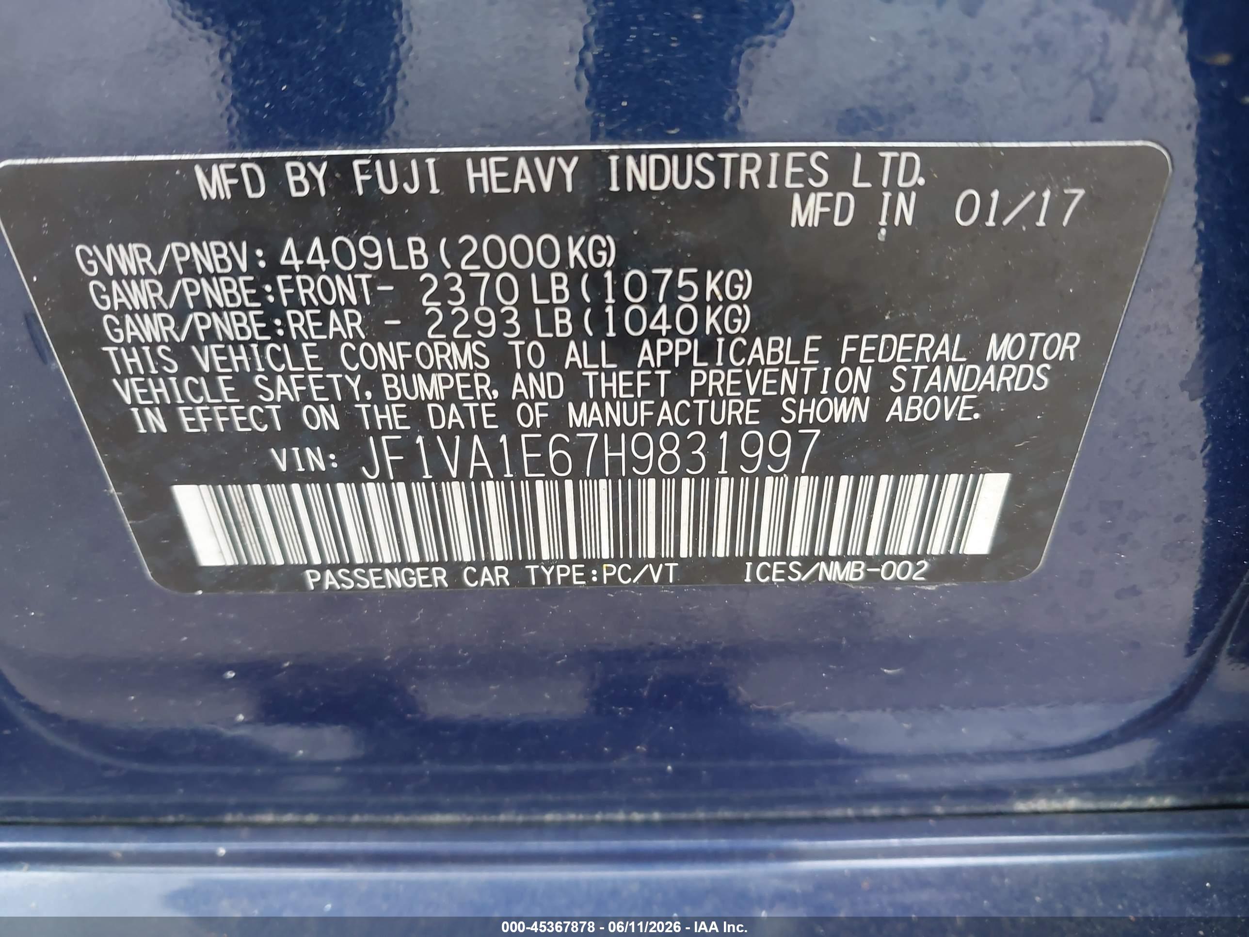 SUBARU WRX image 9