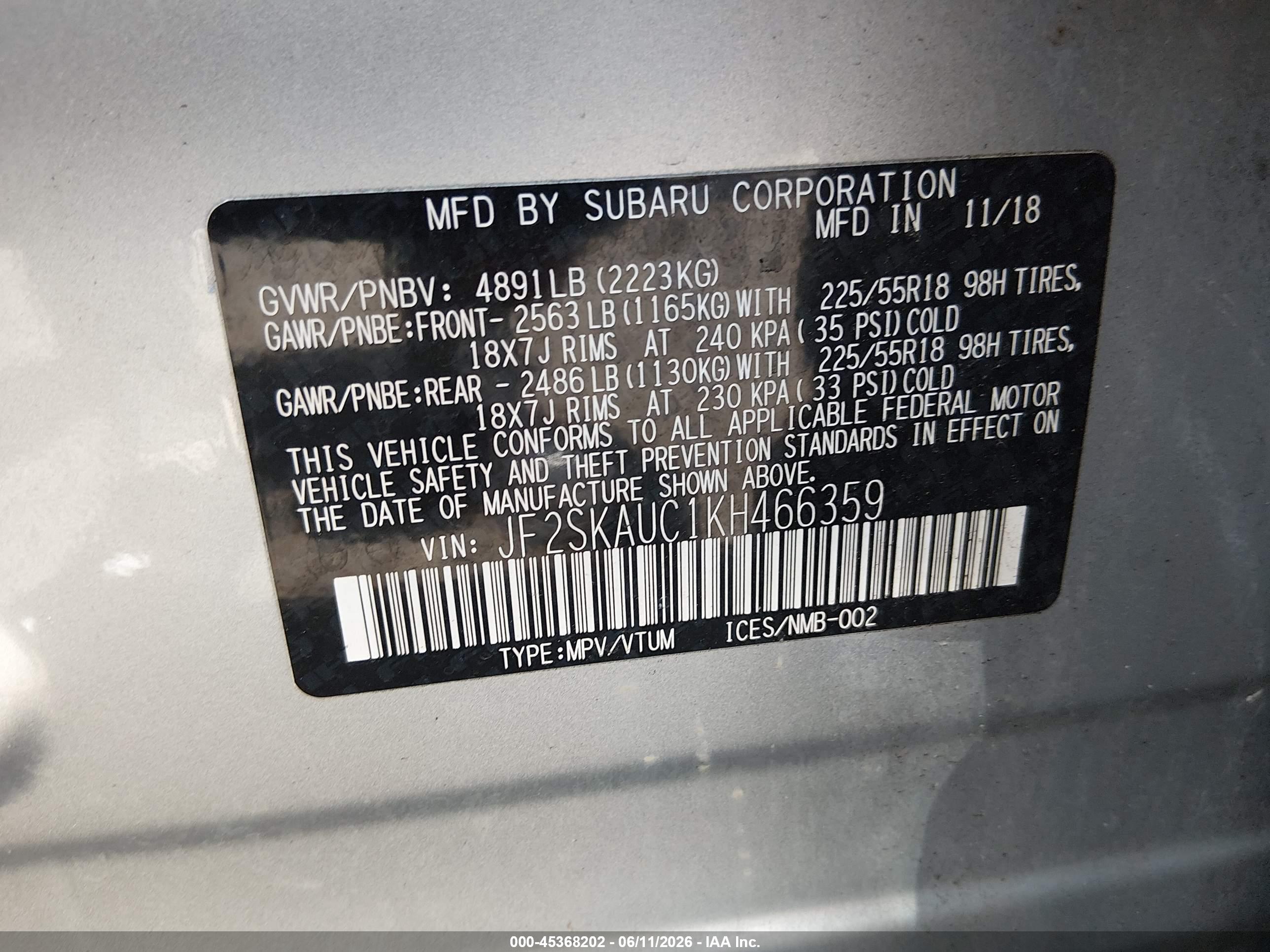 SUBARU FORESTER image 9