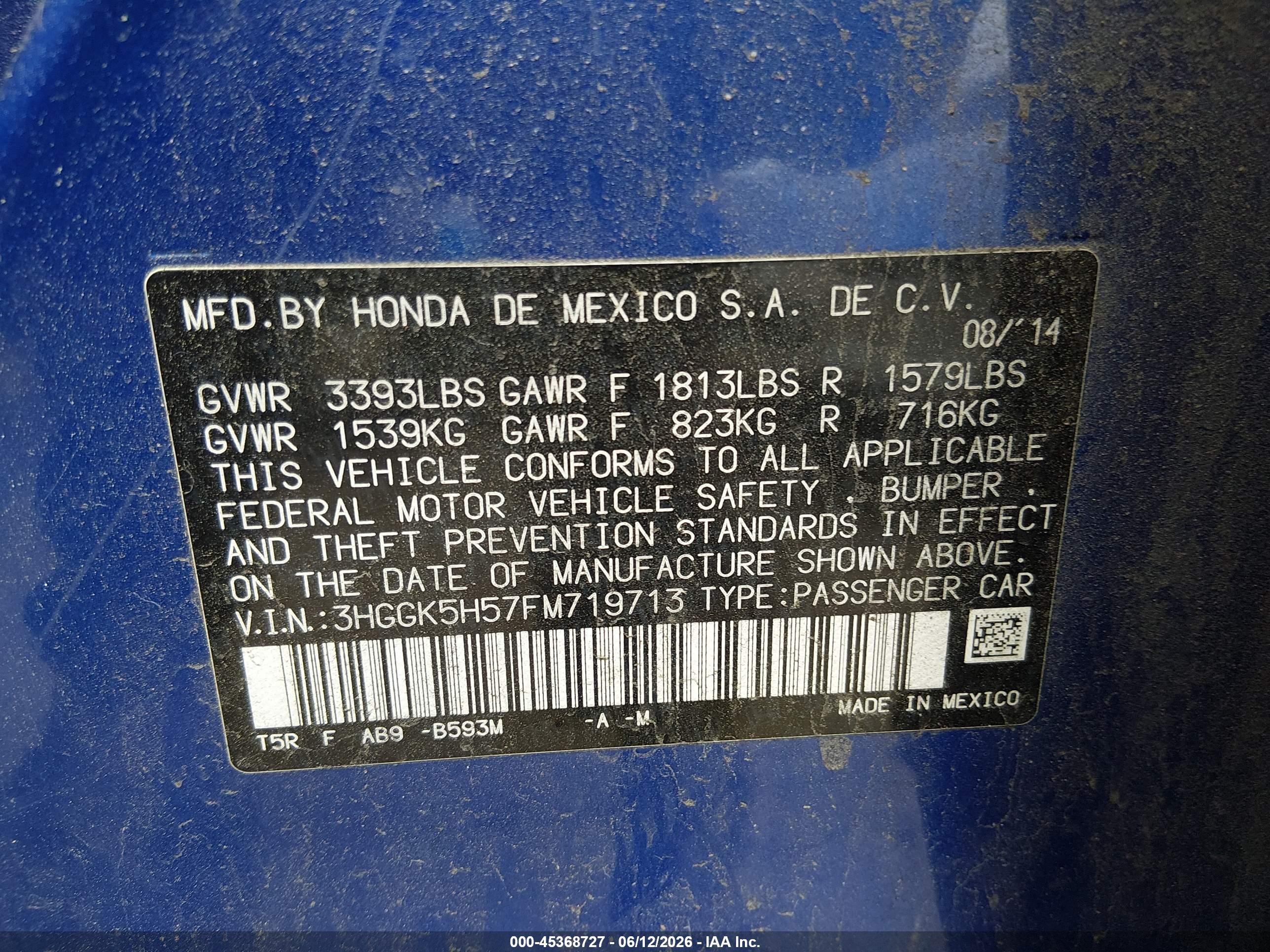 HONDA FIT image 9