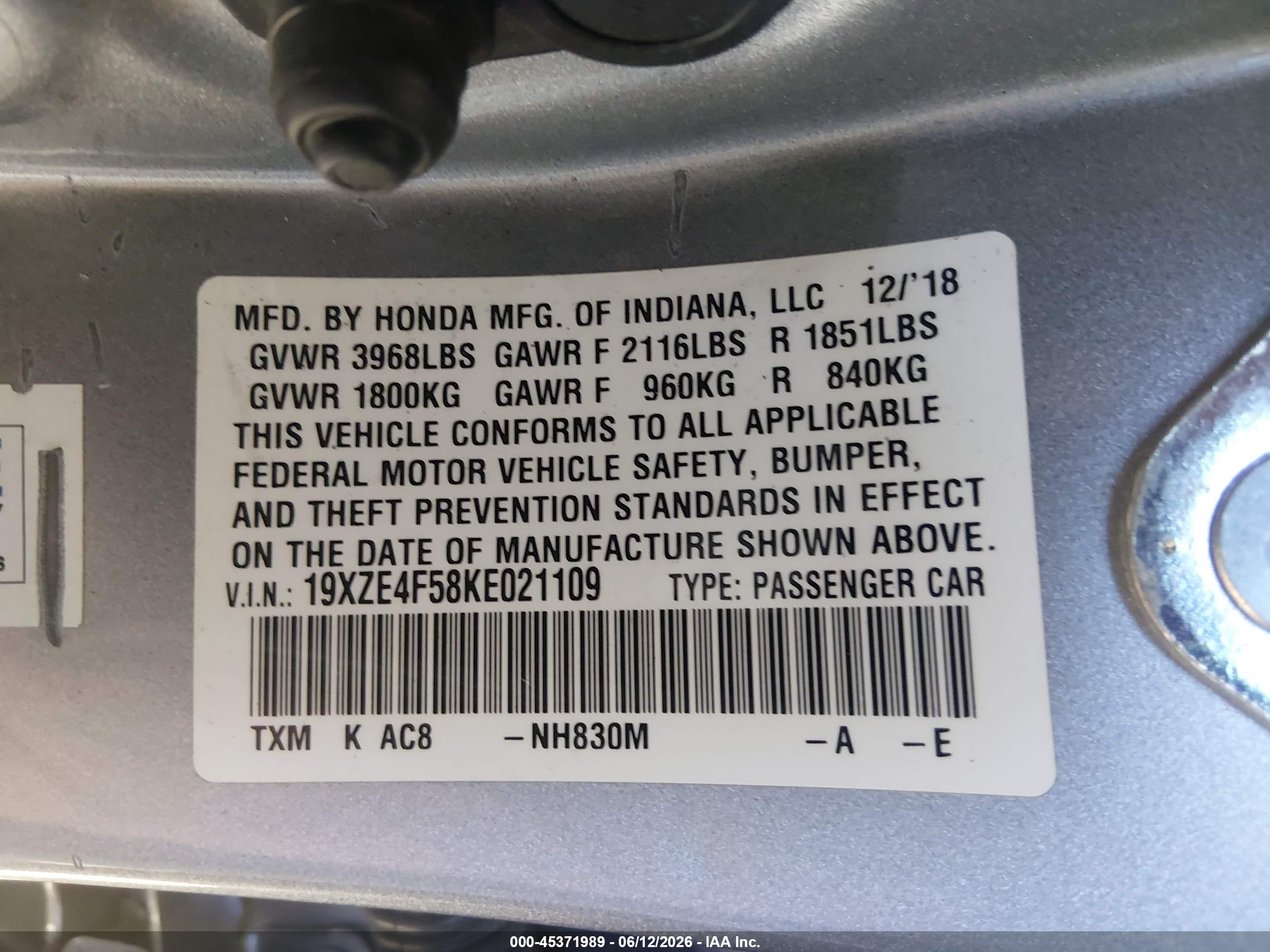 HONDA INSIGHT image 9