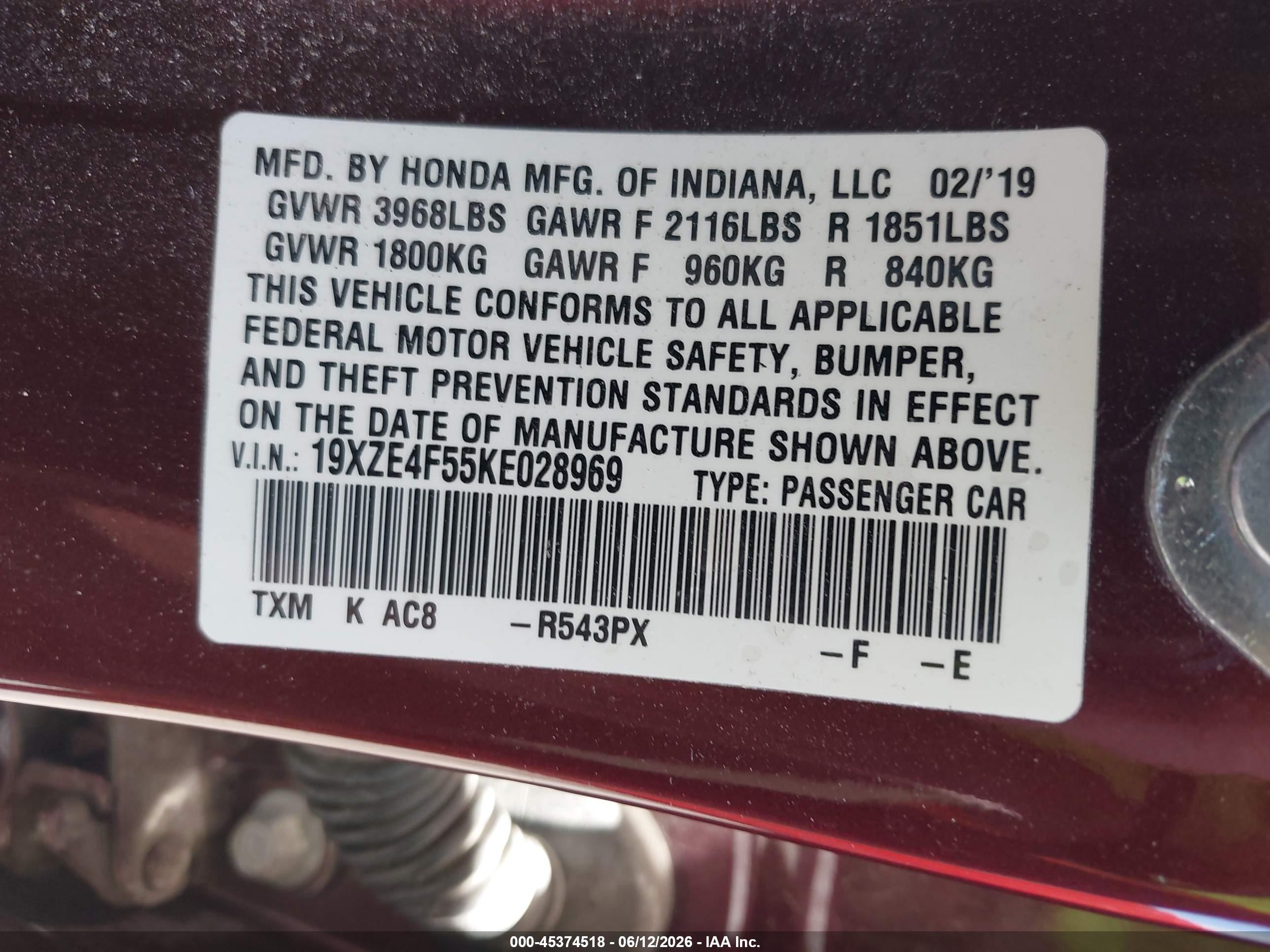 HONDA INSIGHT image 9