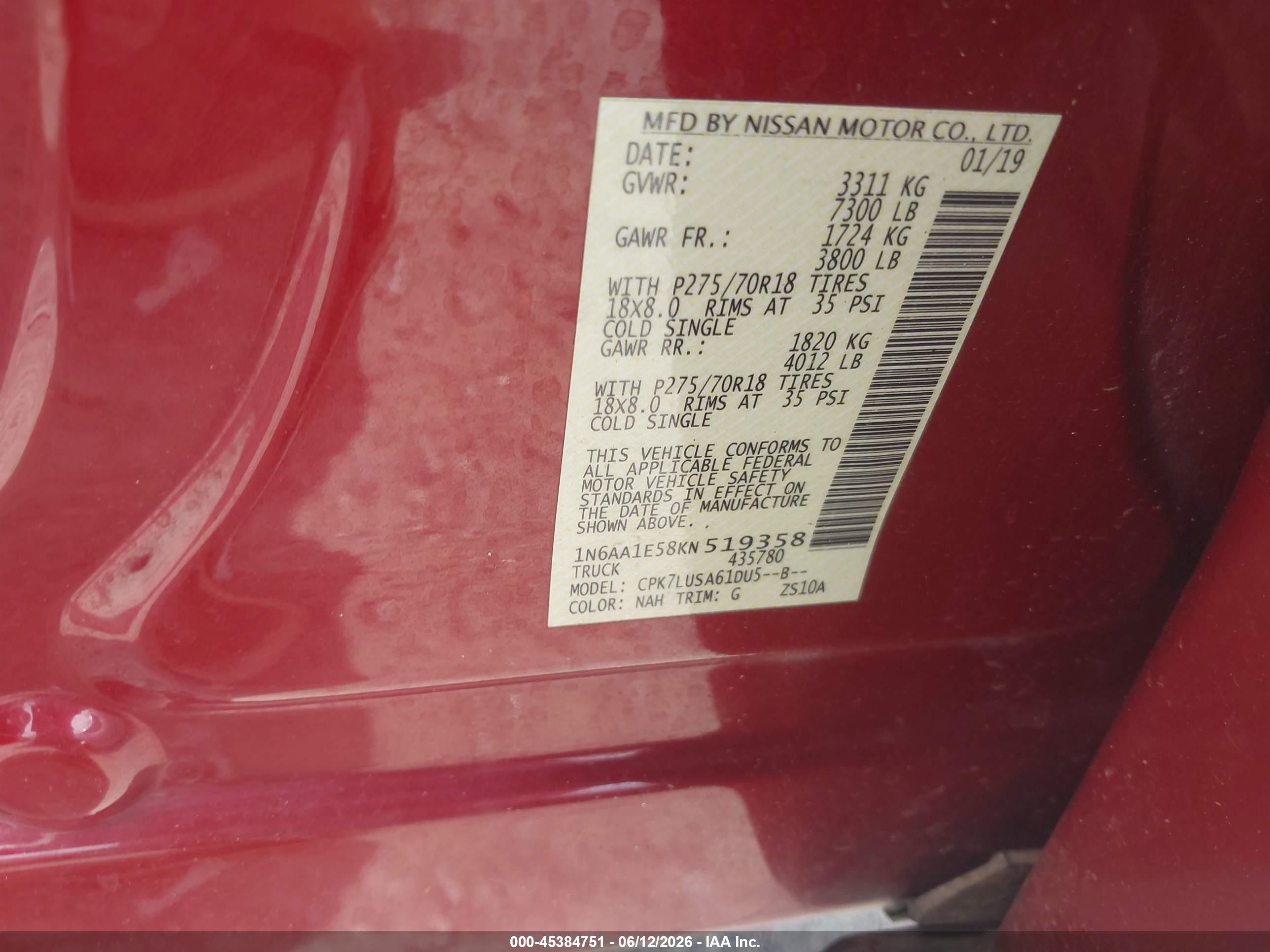 NISSAN TITAN image 9