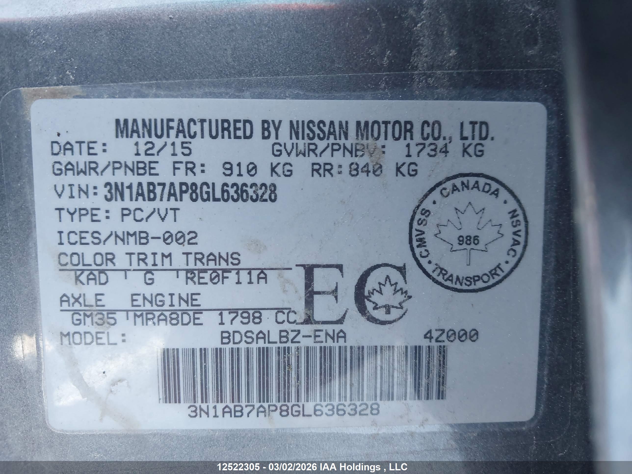 NISSAN SENTRA image 9