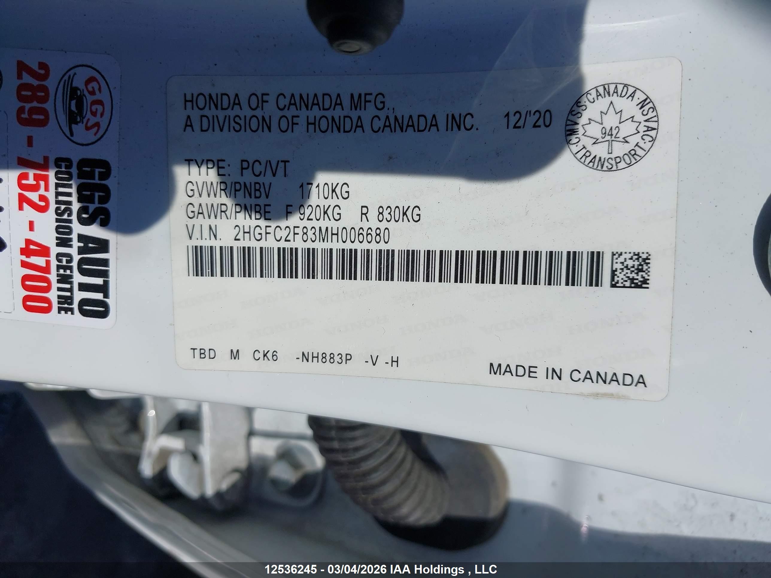 HONDA CIVIC image 9