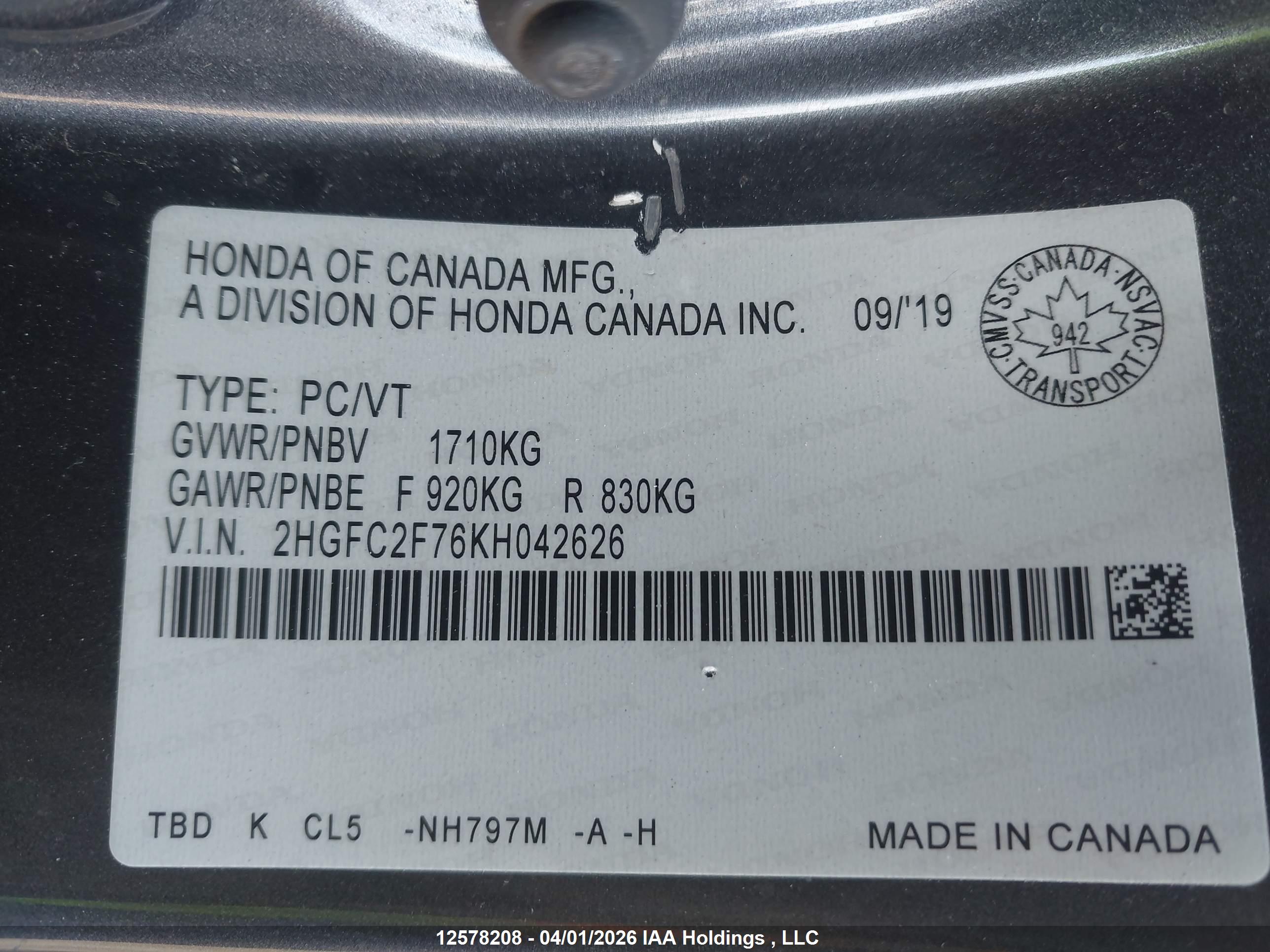 HONDA CIVIC image 9
