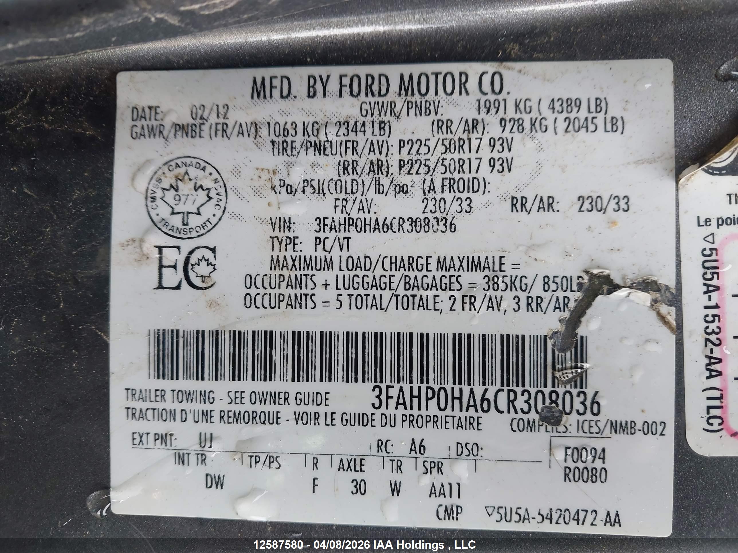FORD FUSION image 9