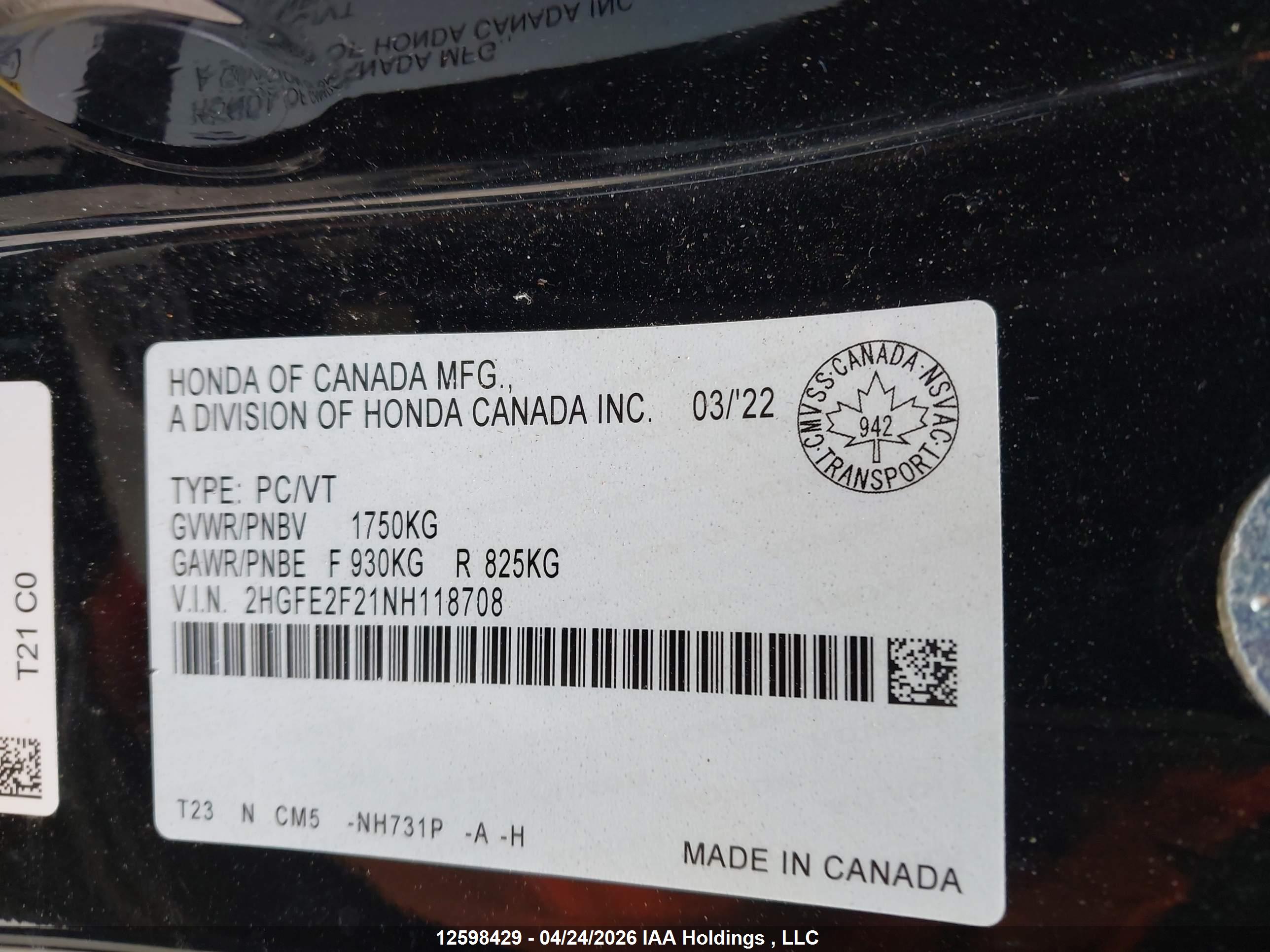 HONDA CIVIC image 9