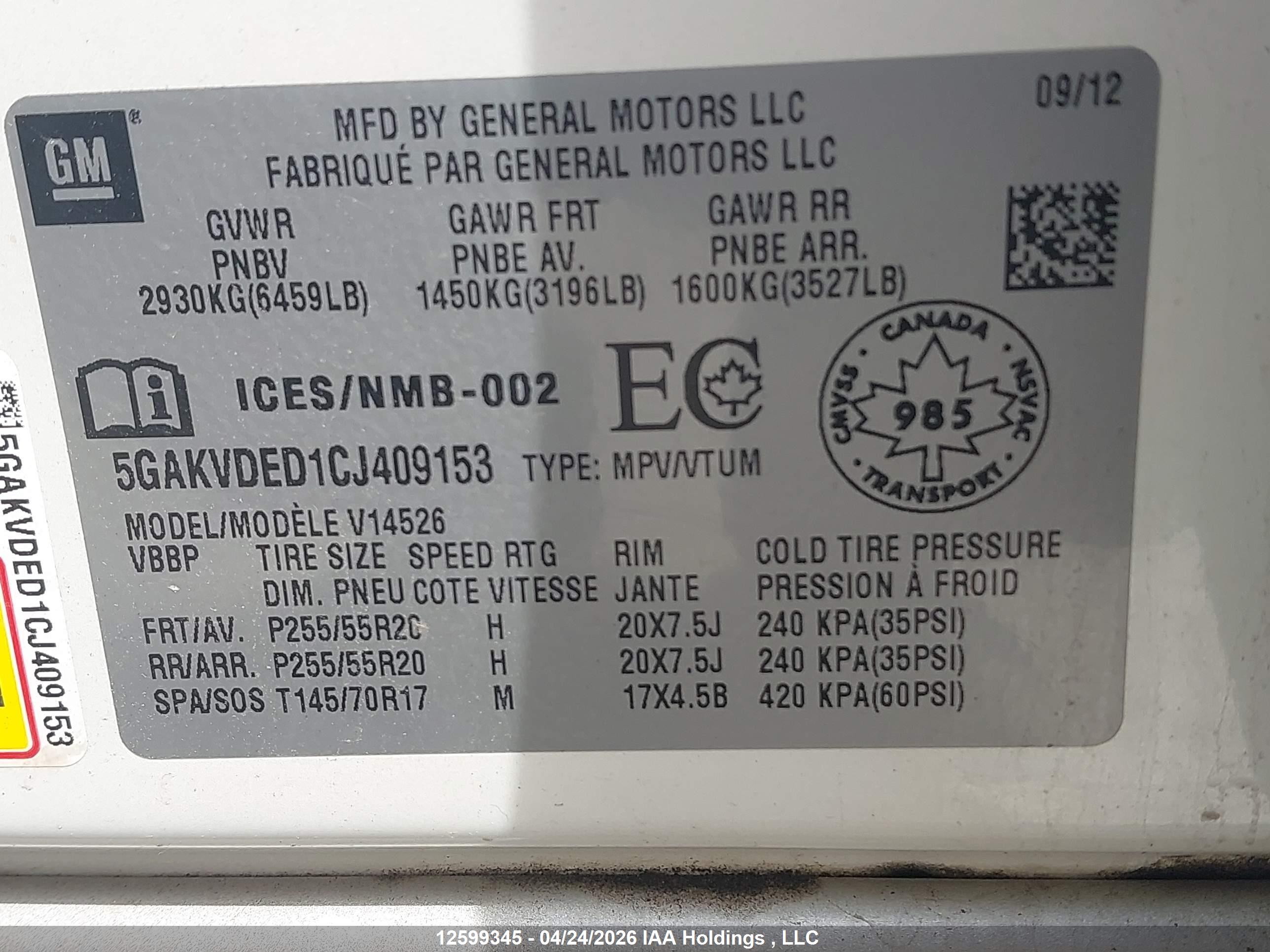BUICK ENCLAVE image 9