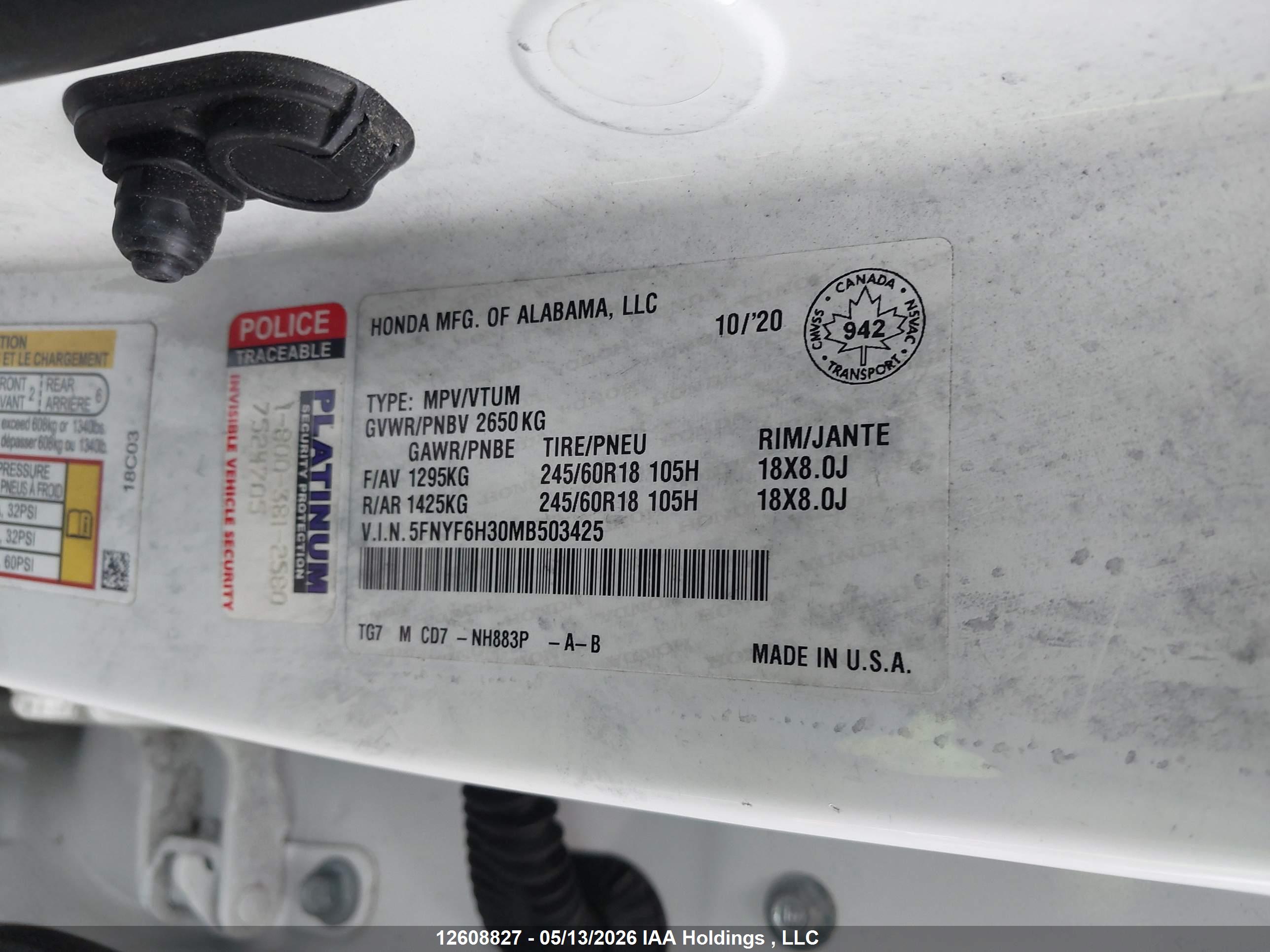 HONDA PILOT image 9