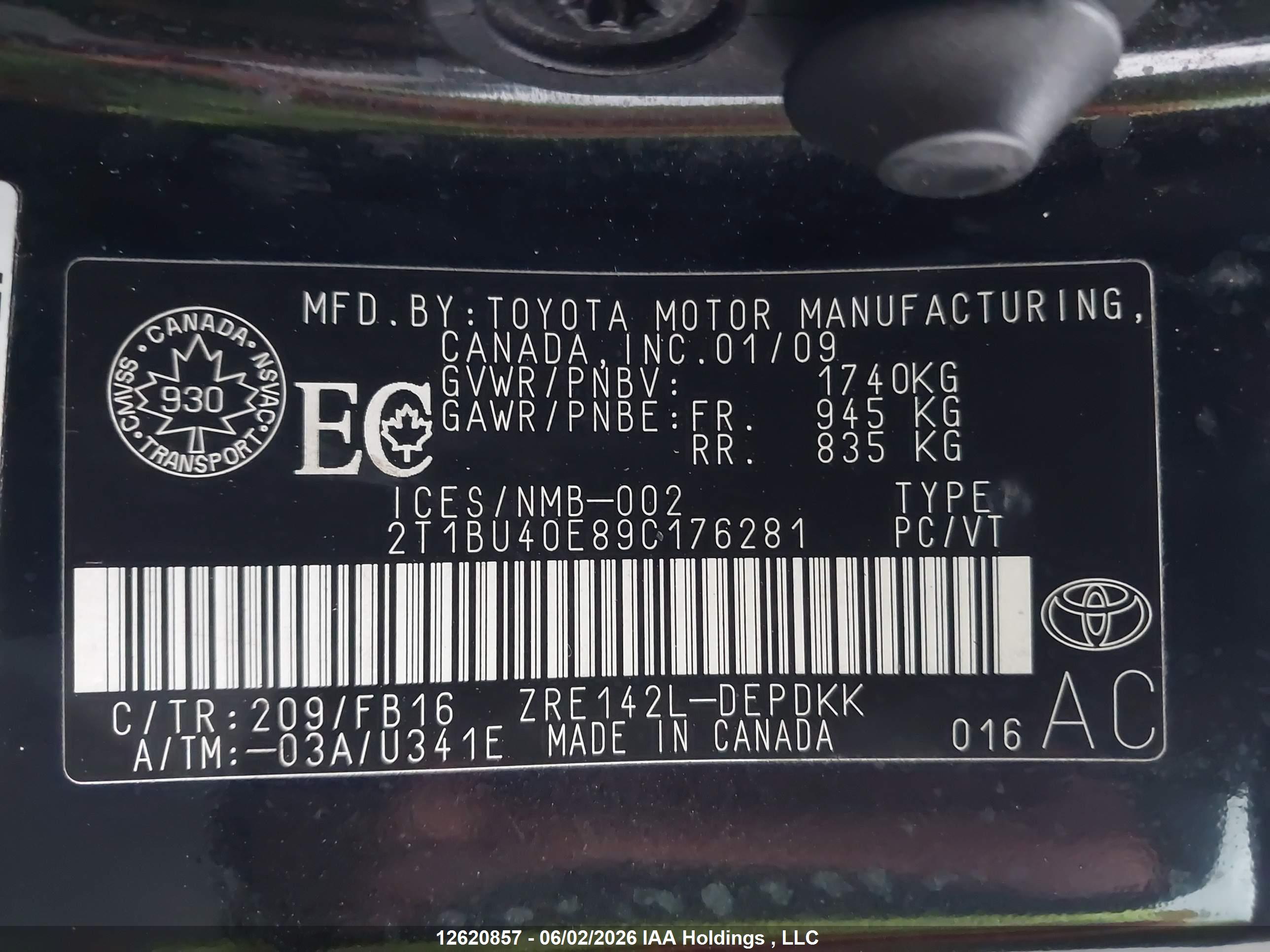 TOYOTA COROLLA image 9