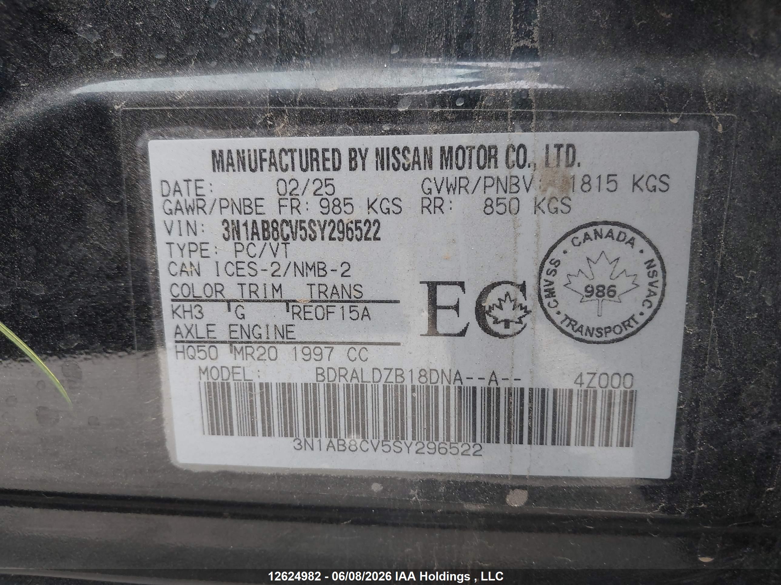 NISSAN SENTRA image 9