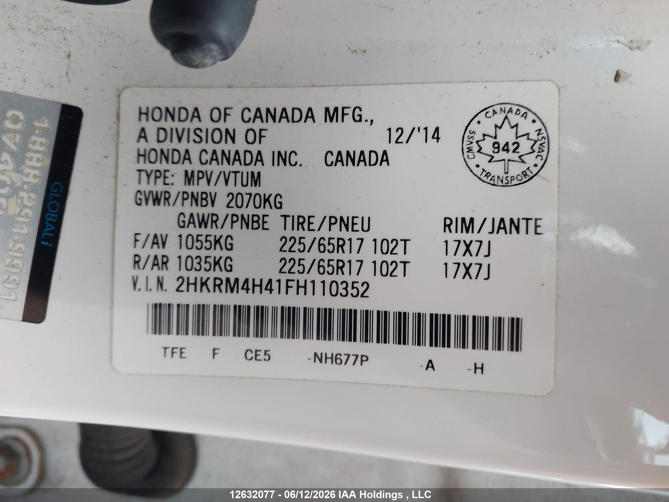 HONDA CR-V image 9